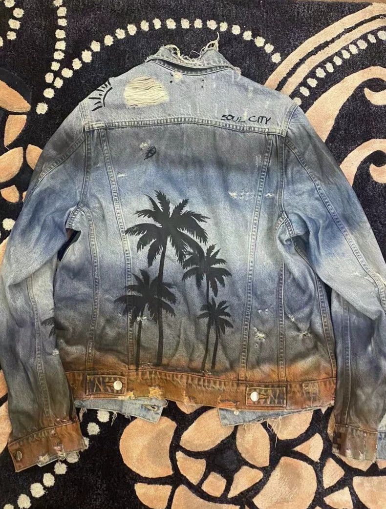 Amiri Amiri 18th season palm tree rendering jacket Size US L / EU 52-54 / 3 - 2 Thumbnail