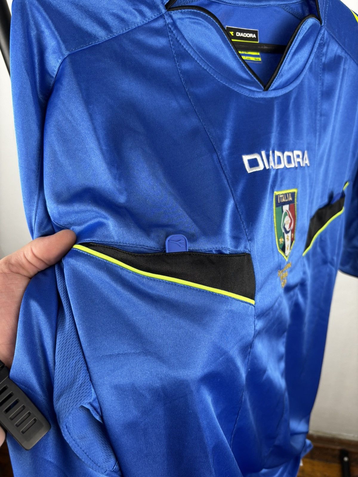 Maillot Arbitre Vintage Diadora - Taille L, FIGC, Italie