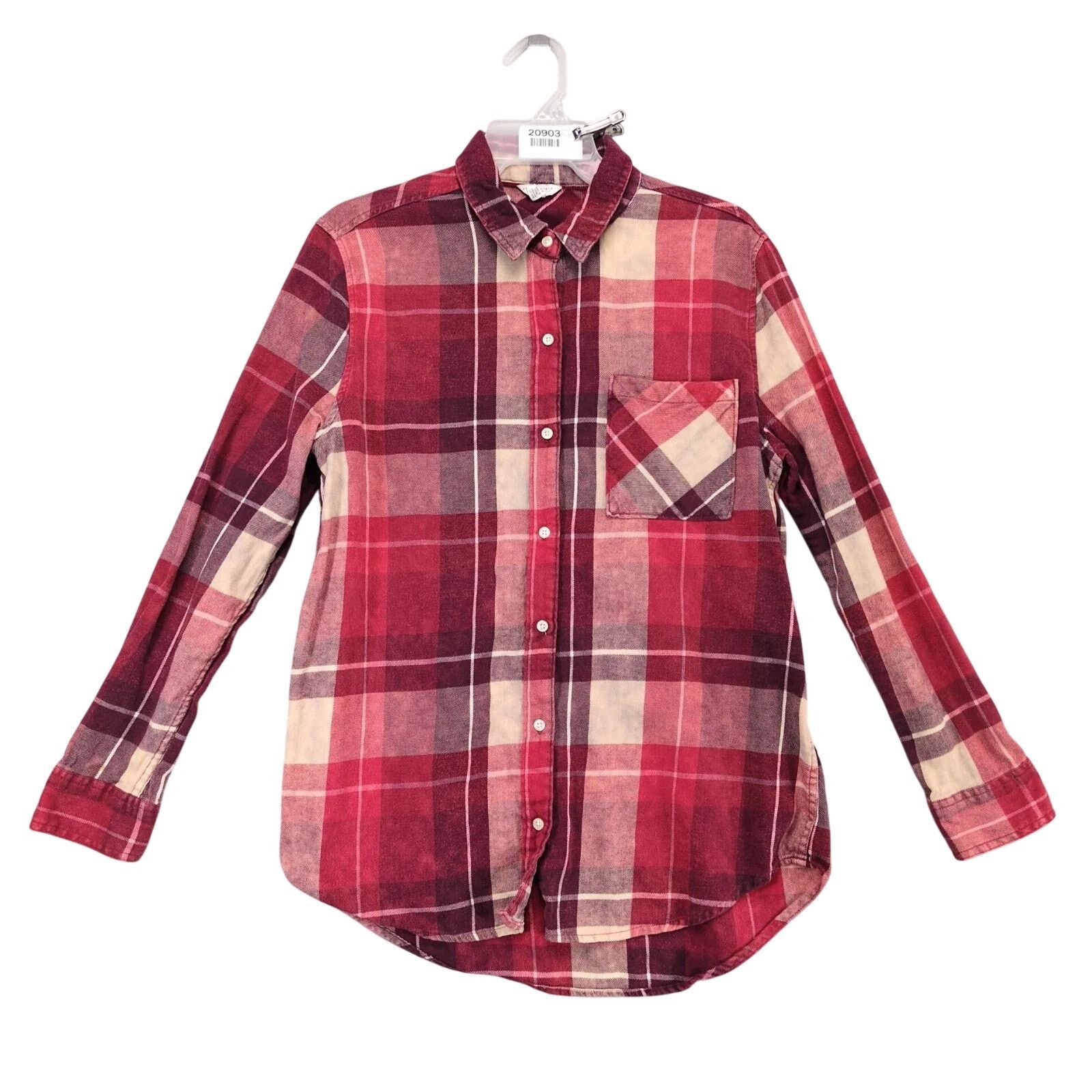 Aeropostale Aeropostale Plaid Cotton Flannel Button Up Shirt Women's M Size M / US 6-8 / IT 42-44 - 1 Thumbnail