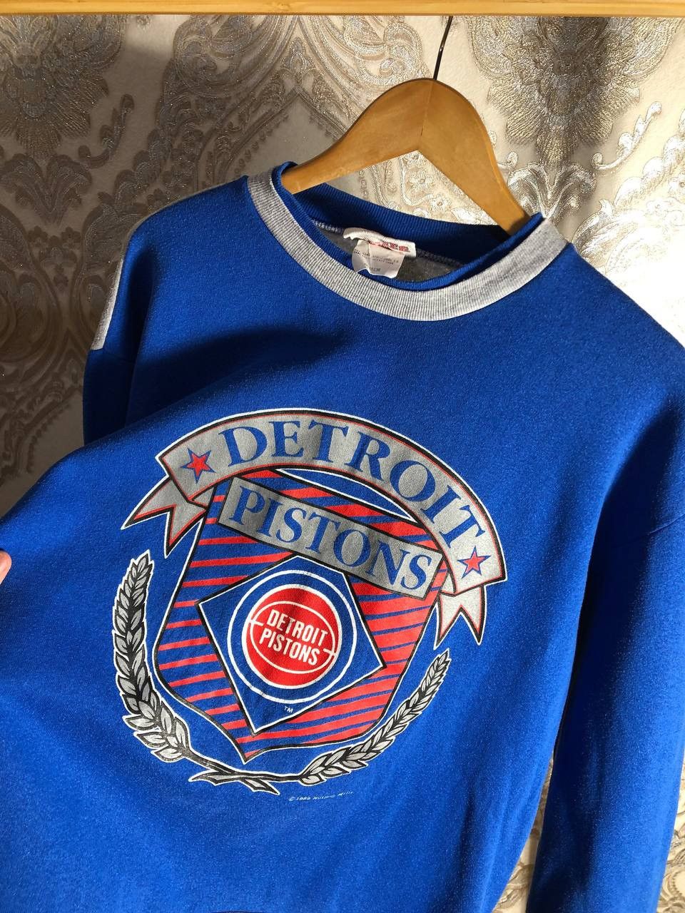 Nutmeg VINTAGE NUTMEG DETROIT PISTONS NBA 1989 SWEATSHIRT Y2K 90s Size US XL / EU 56 / 4 - 3 Thumbnail