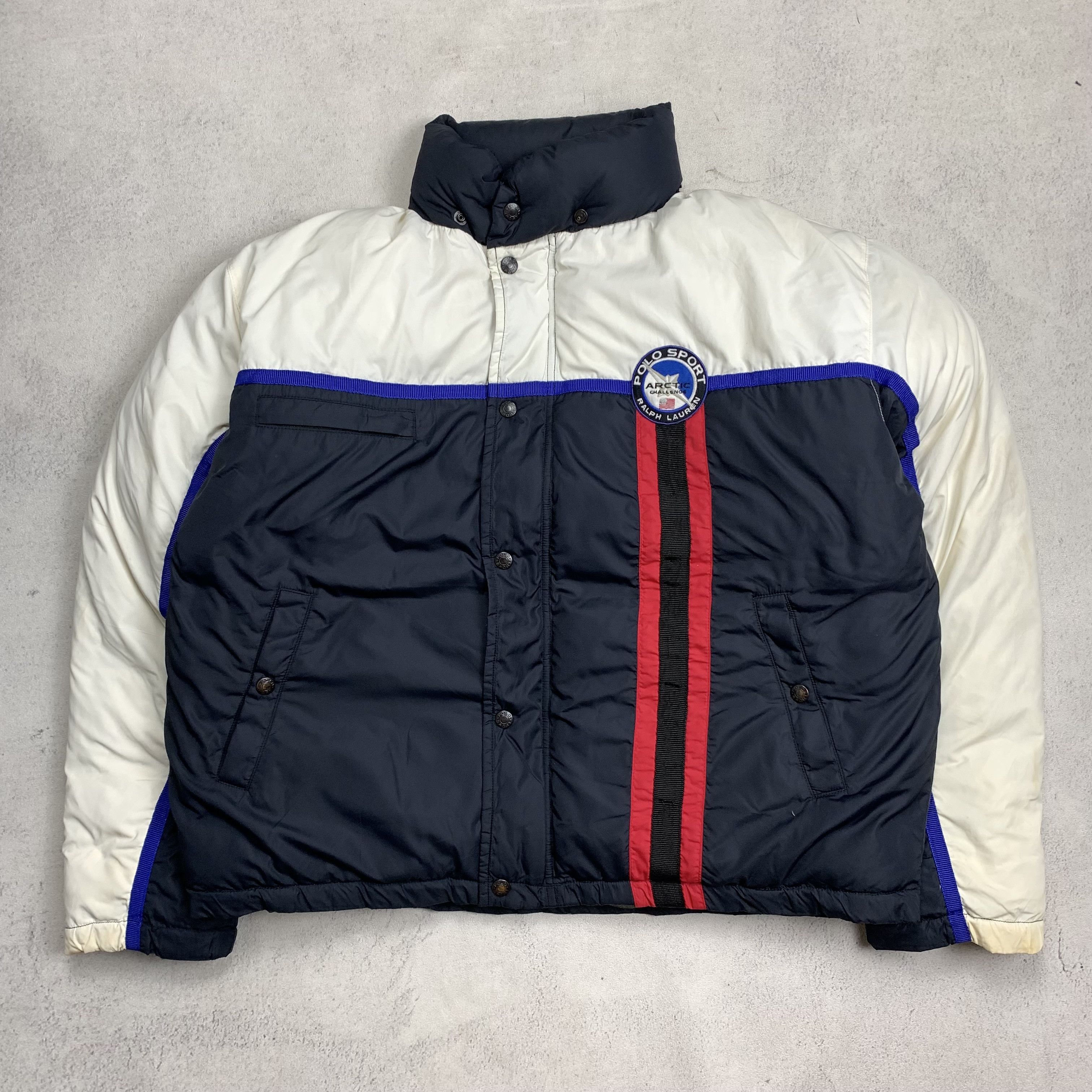 Polo Ralph Lauren Vintage Polo Sport Arctic Challenge Ralph Lauren Down Jacket Size US M / EU 48-50 / 2 - 2 Thumbnail