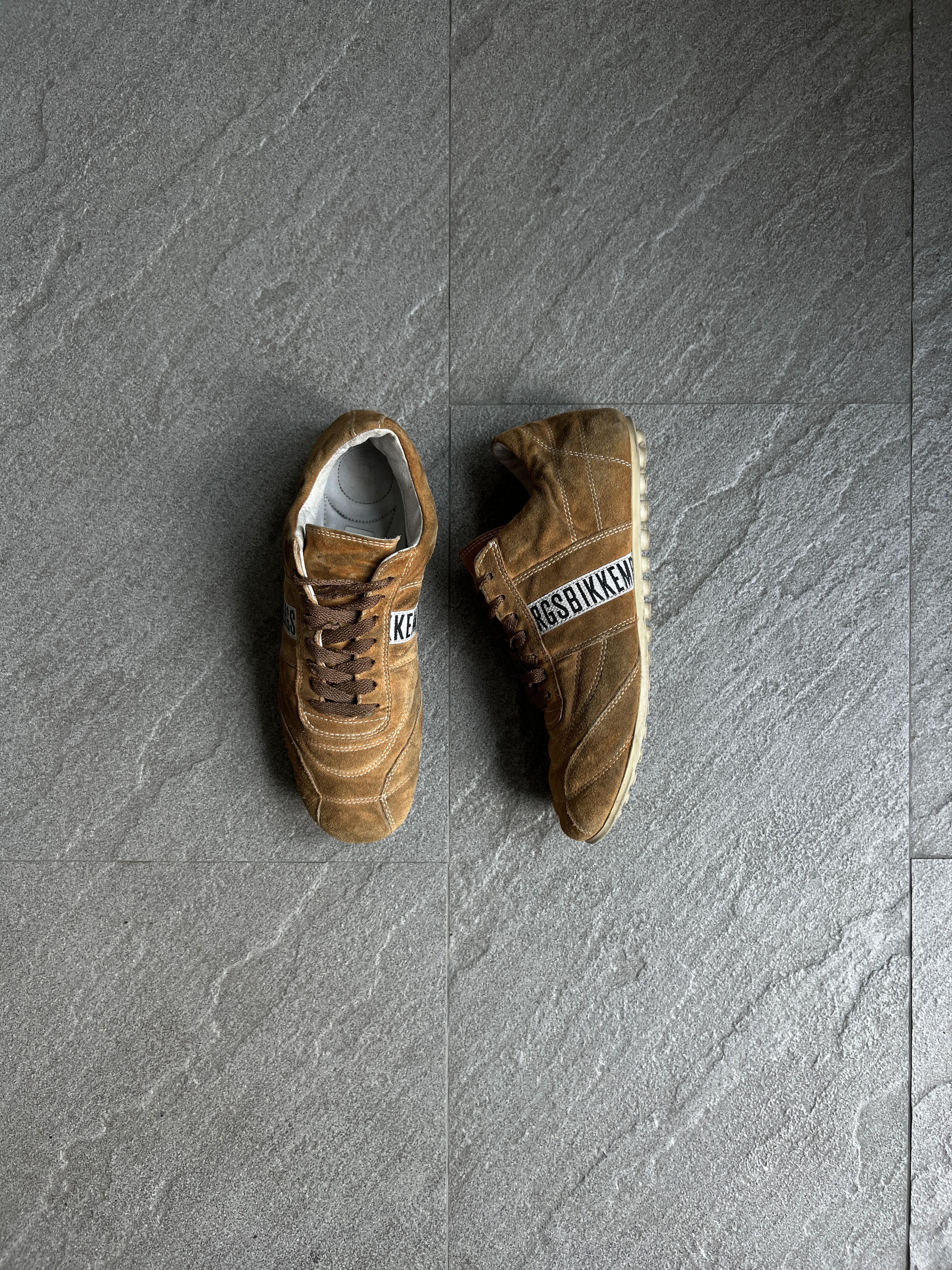 Dirk Bikkembergs Dirk Bikkembergs Suede Soccer Sneakers Brown EU39 Size US 6 / EU 39 - 2 Thumbnail