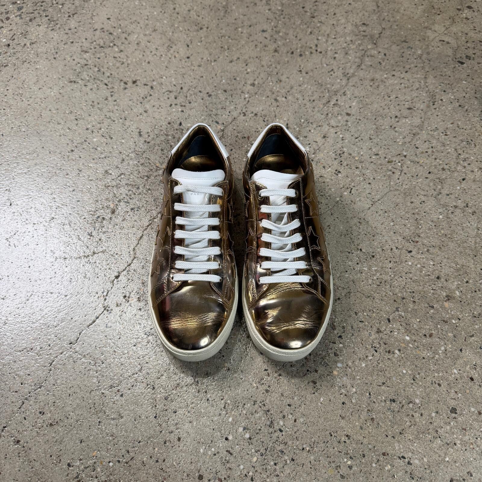 Saint Laurent Paris Saint Laurent Low-Top Court Sneakers Size US 7 / EU 40 - 3 Thumbnail