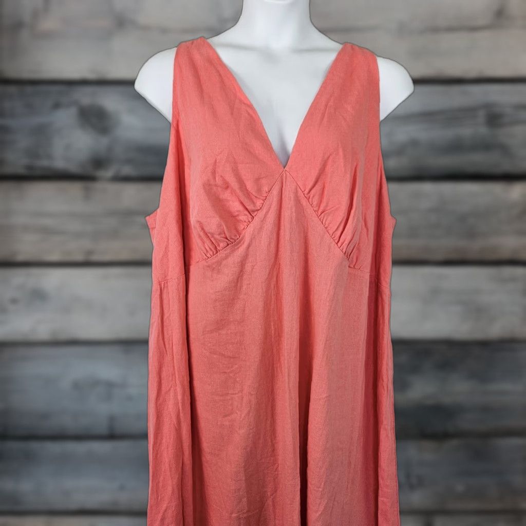 Old Navy Old Navy Womens Dress Solid Pink Sleeveless Cotton Blend Sz S |  Grailed