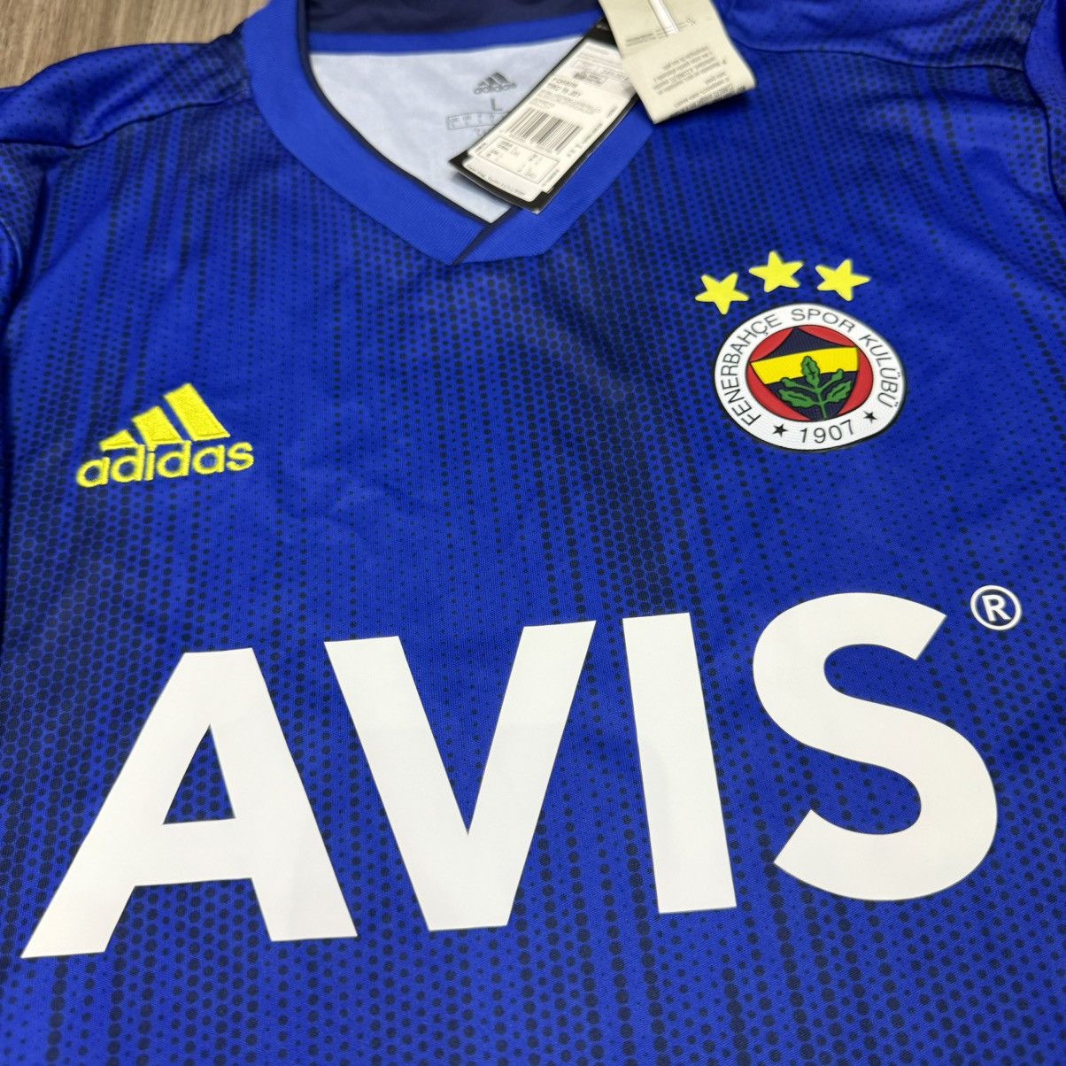 Adidas Fenerbahce 19/20 third away shirt (bnwt) Size US L / EU 52-54 / 3 - 4 Thumbnail