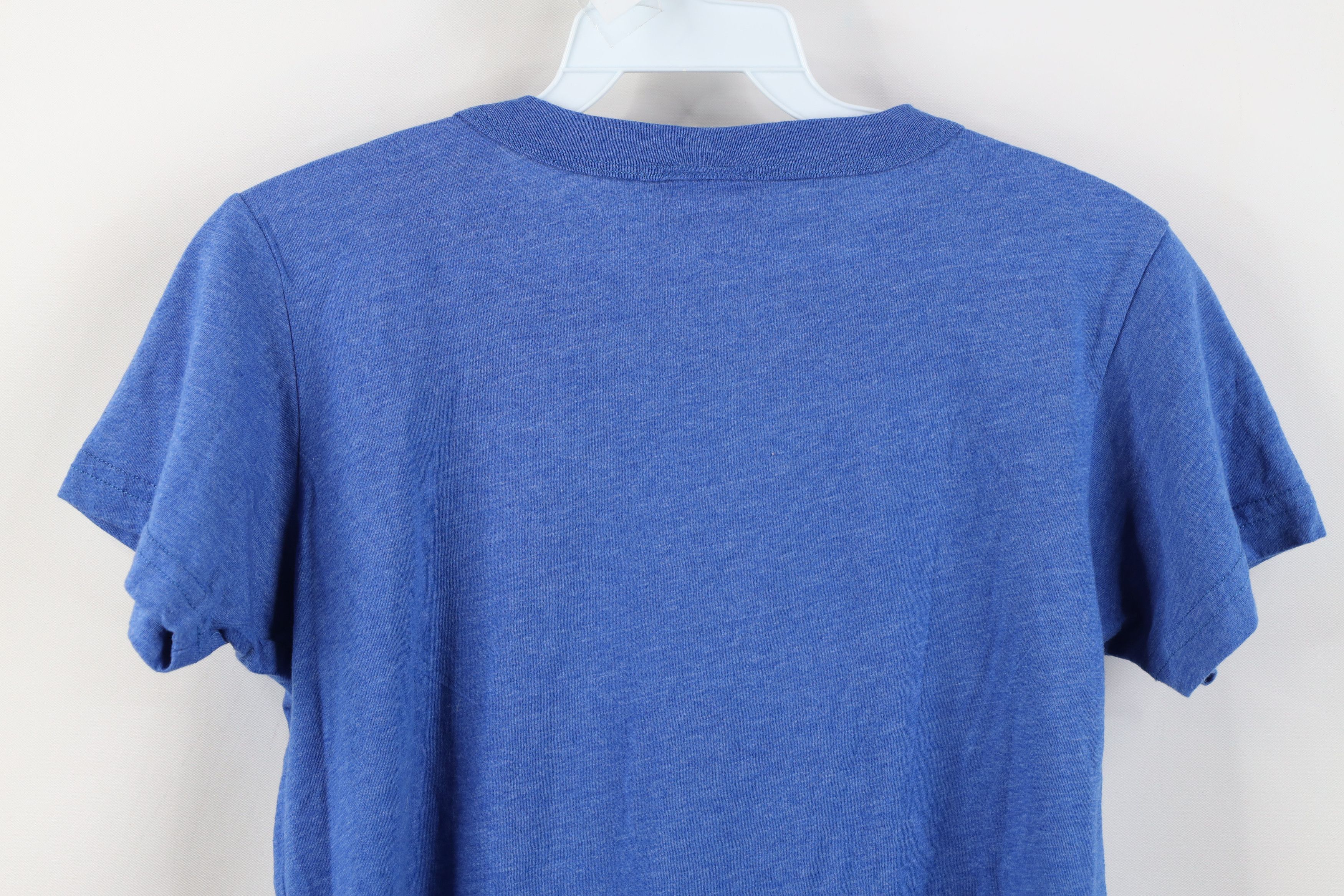 Vintage Vintage Y2K 2005 The Doors Band Cropped T-Shirt Blue USA Size L / US 10 / IT 46 - 13 Thumbnail