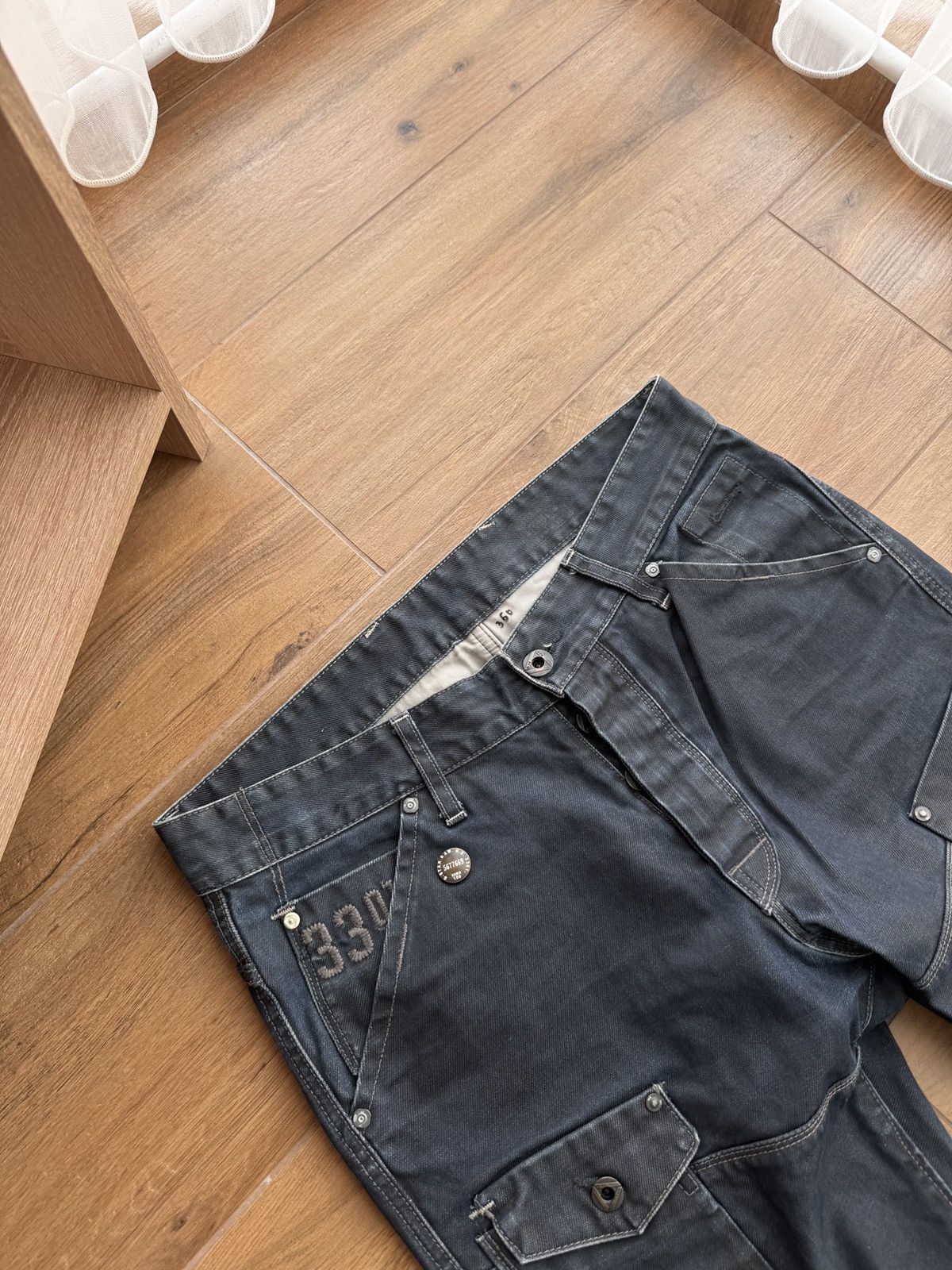 G-Star × Vintage Vintage G-Star Raw Cargo General Tapered Japanese Denim Size US 32 / EU 48 - 5 Thumbnail
