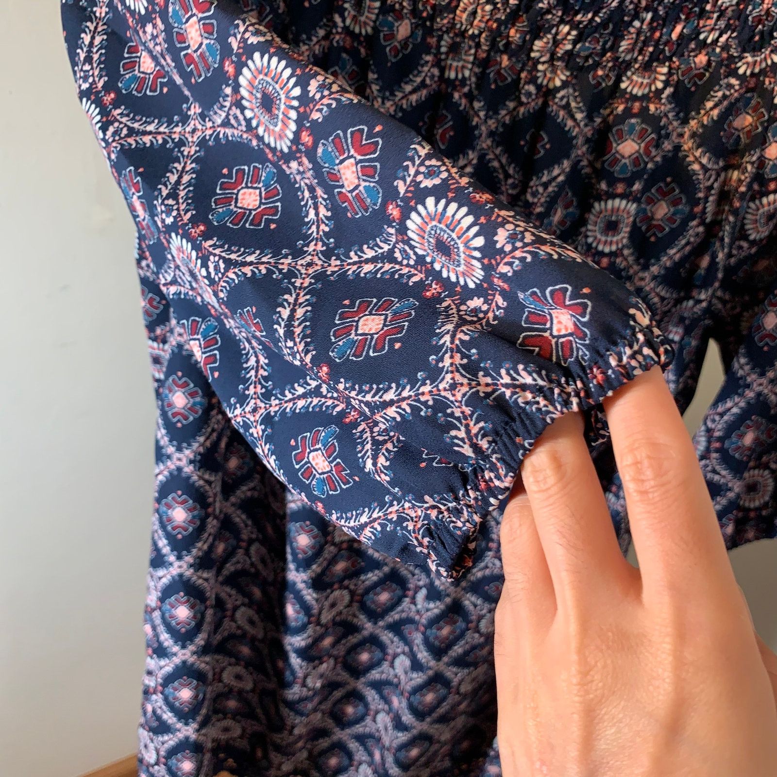 Other Blue Open shoulder dress size L Size L / US 10 / IT 46 - 7 Thumbnail