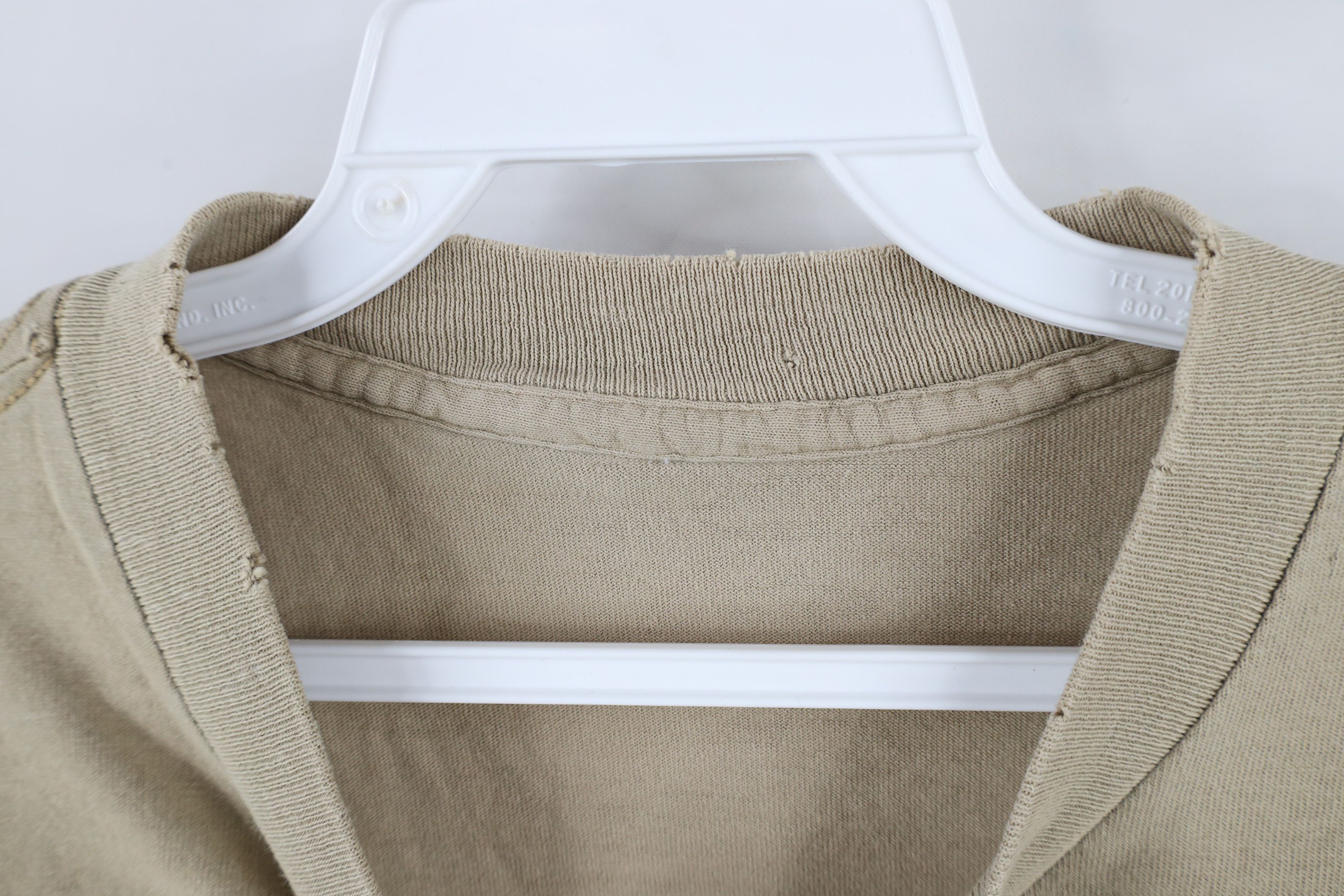 Vintage Vintage 90s Fender Guitar Out Band T-Shirt Beige Cotton USA Size US XL / EU 56 / 4 - 10 Thumbnail