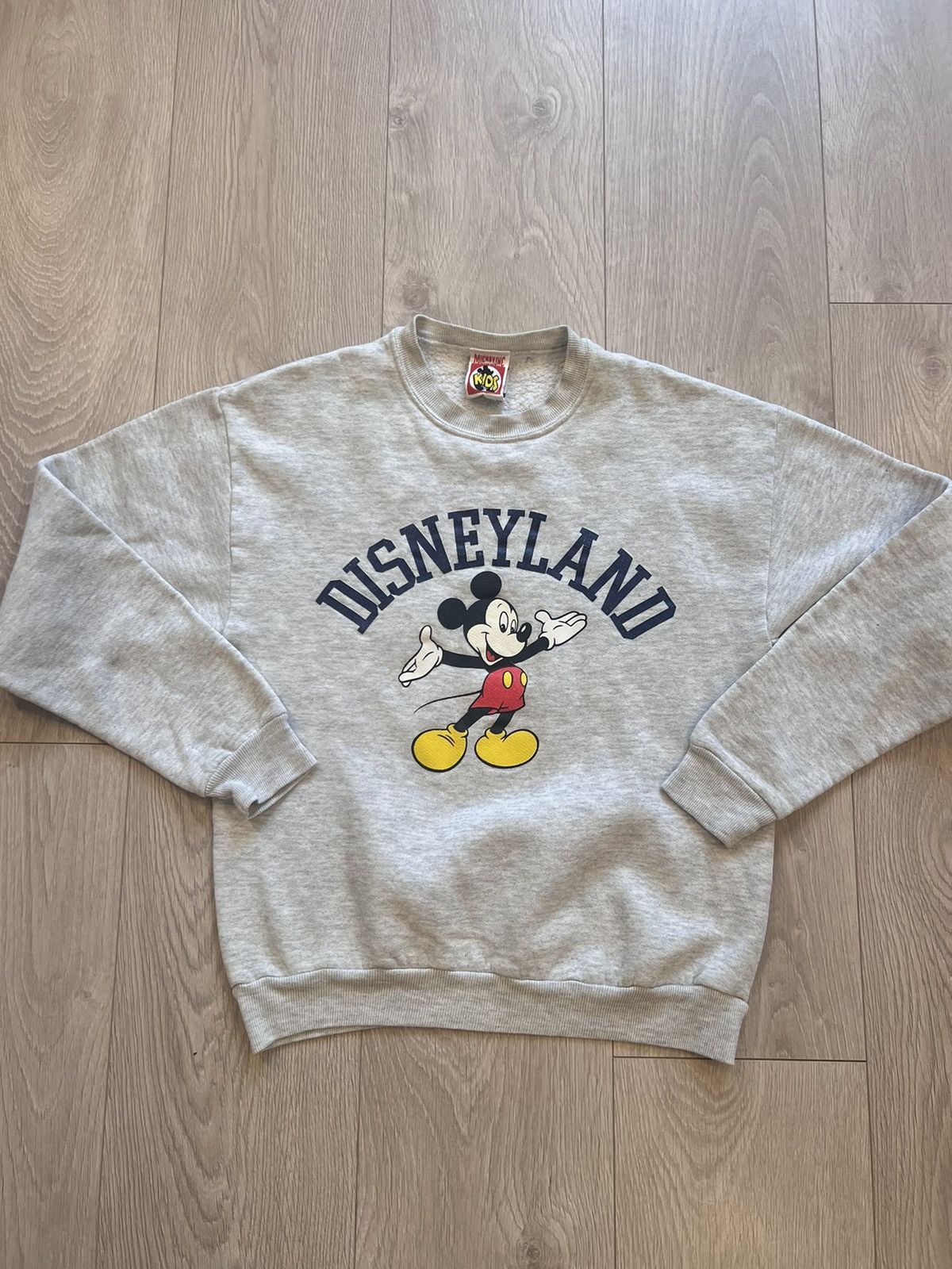 Disney × Vintage Vintage 80s Disneyland Crew Sweatshirt Kids XL Mens Small Size US XS / EU 42 / 0 - 2 Thumbnail