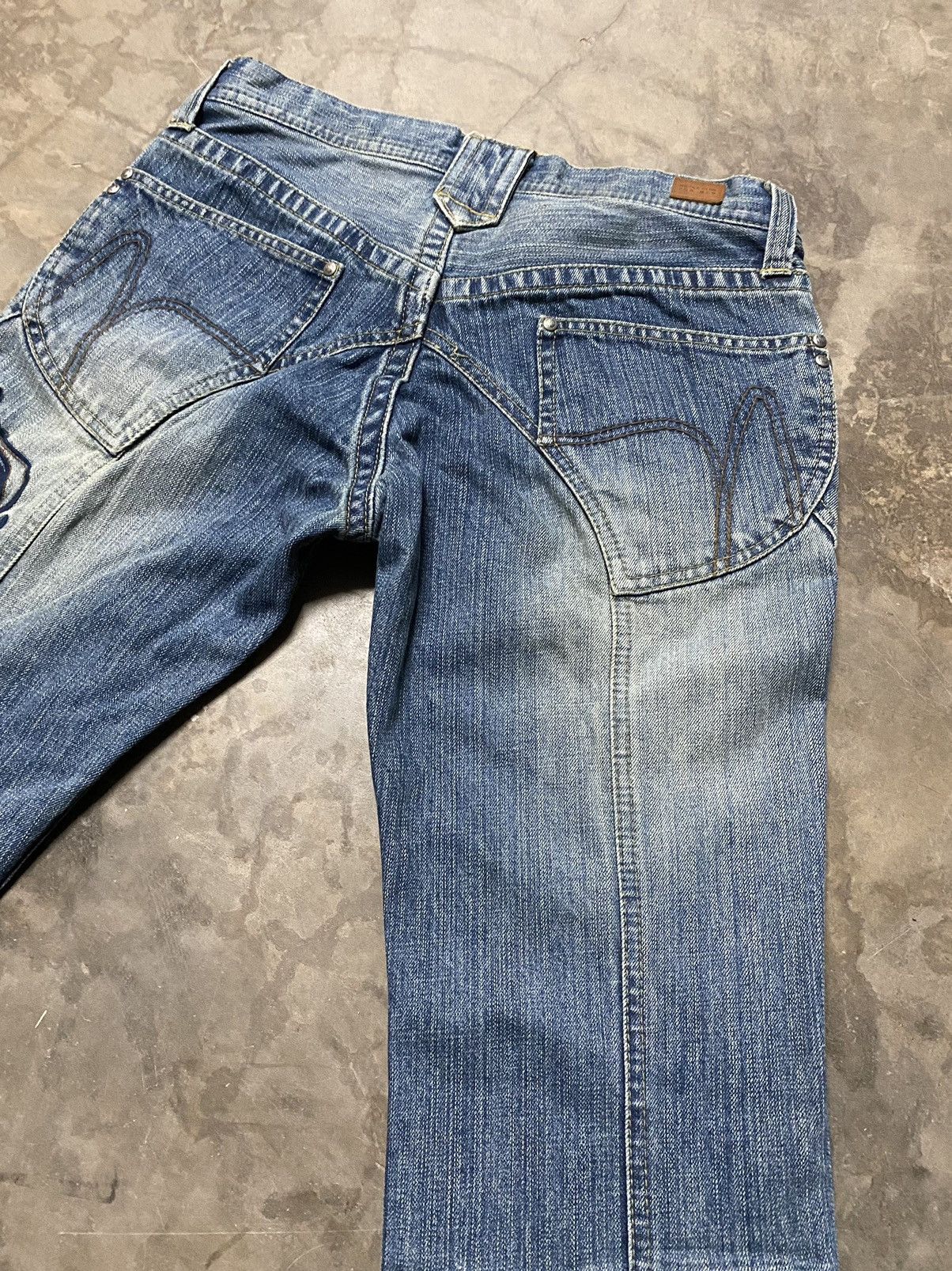 Hysteric Glamour × Nicole Club × Tornado Mart Nicole Club for Men Embroidery Art Distressed Denim Size US 30 / EU 46 - 9 Thumbnail