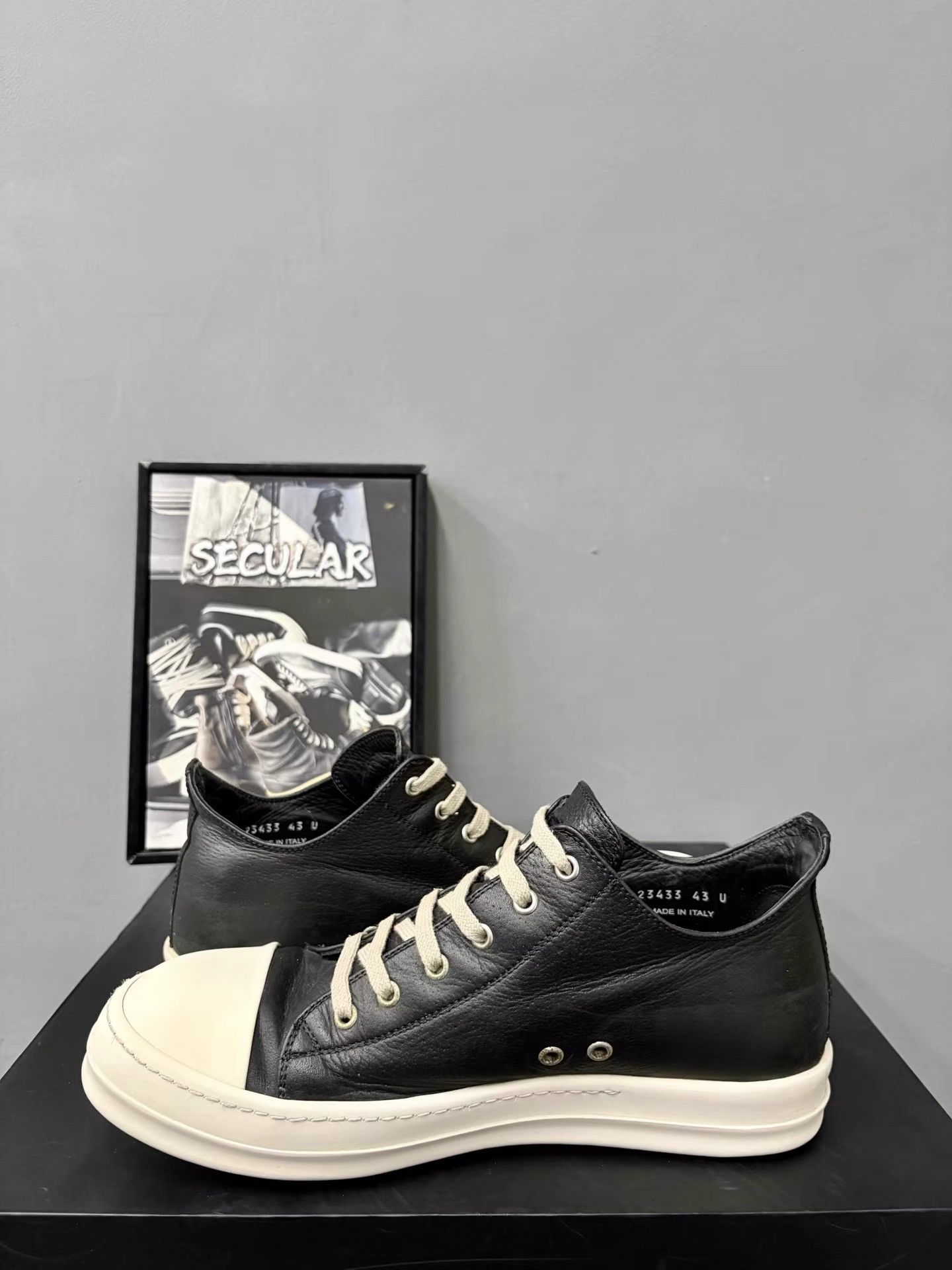 Rick Owens Rick Owens Mainline Leather Big Converse K34 Size US 10 / EU 43 - 5 Thumbnail