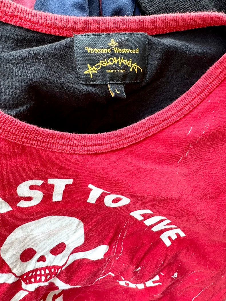 Vivienne Westwood Vivienne Westwood Red shoulder skeleton short sleeves too Size L / US 10 / IT 46 - 8 Thumbnail