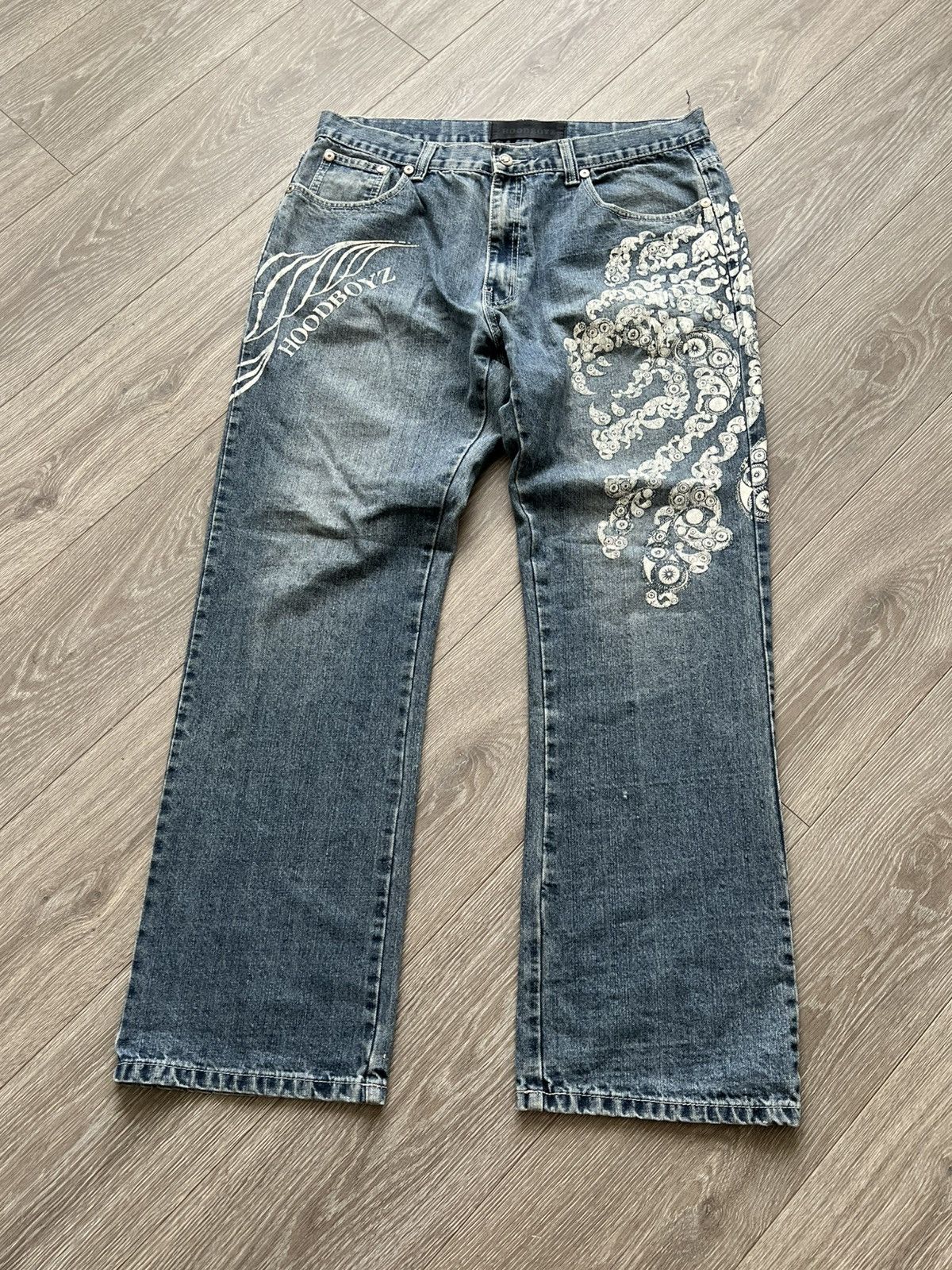 Vintage Vintage HoodBoyz Rap Jeans Size US 38 / EU 54 - 9 Thumbnail