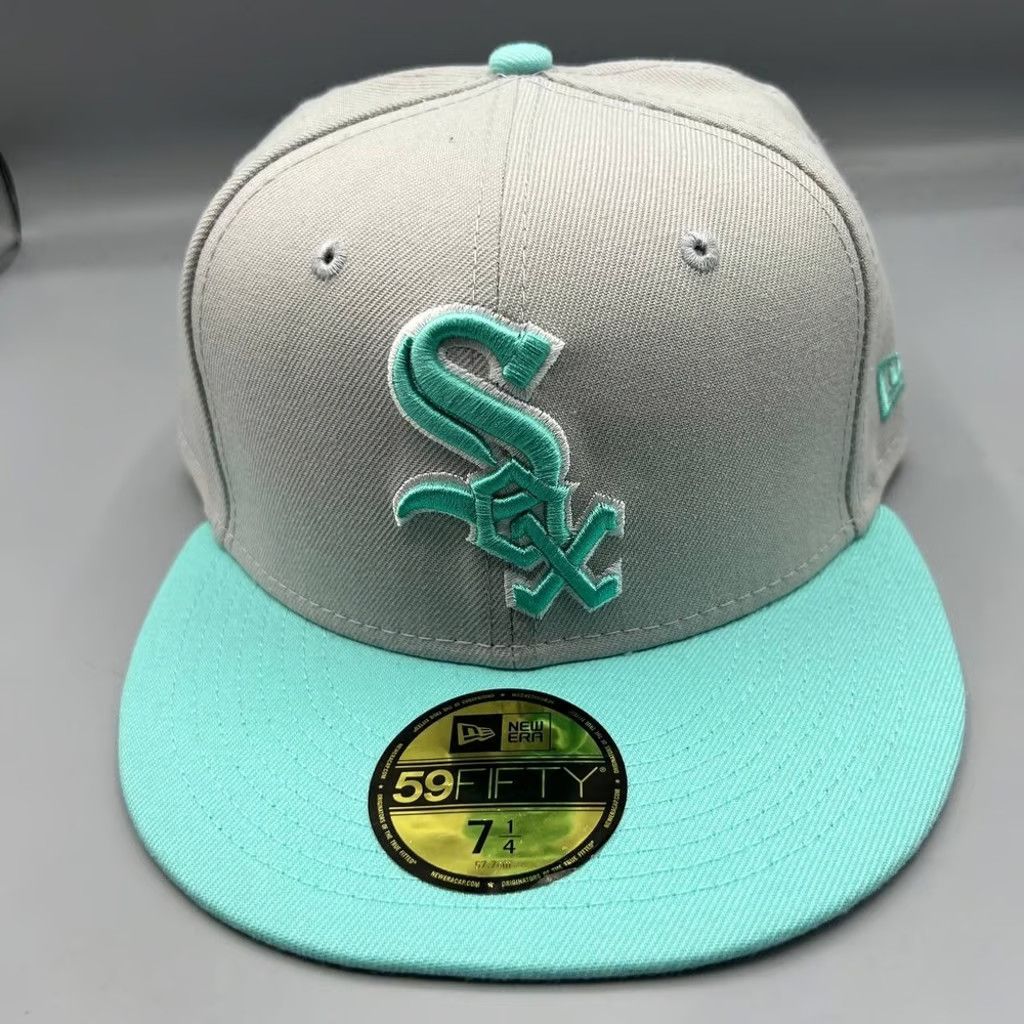 Chicago White Sox Hat Men 7 1/4 59Fifty New Era Fitted Cap