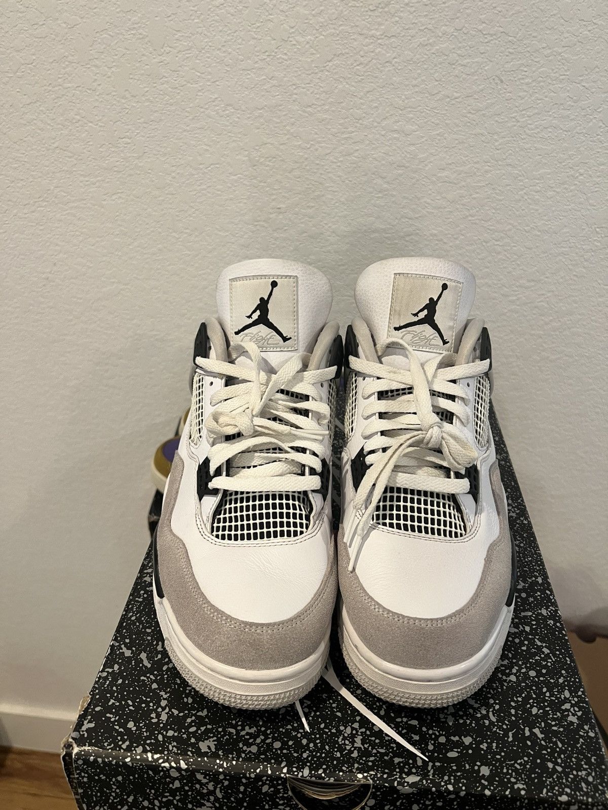 Jordan Brand Jordan 4 Retro Military Black Size US 12 / EU 45 - 3 Thumbnail