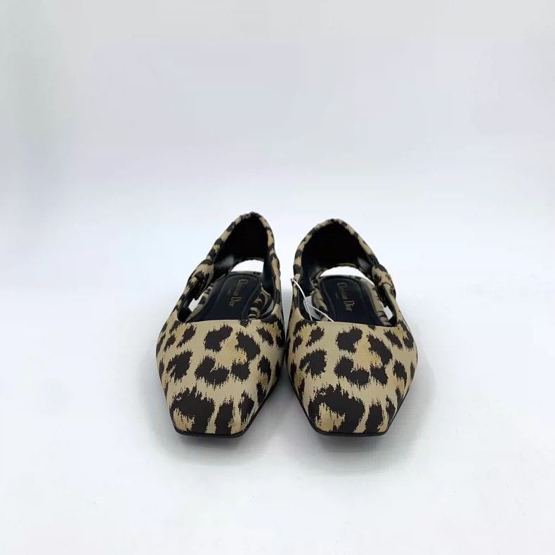 Dior Christian Dior Leopard Print Flat Shoes Size 37-2505 Size US 5 / IT 35 - 3 Thumbnail