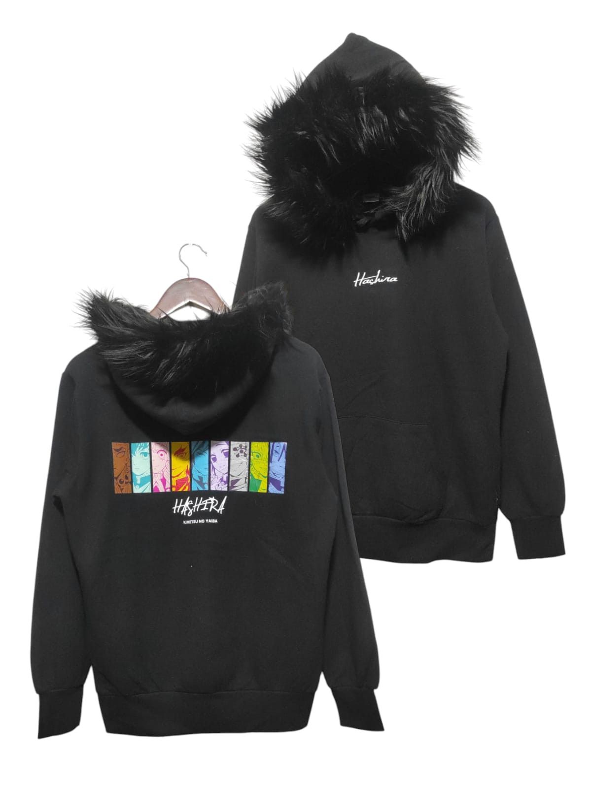 Anime Anime Hashira Kimetsu No Yaiba Anime Cartoon Fur Hoodie Size US M / EU 48-50 / 2 - 1 Thumbnail