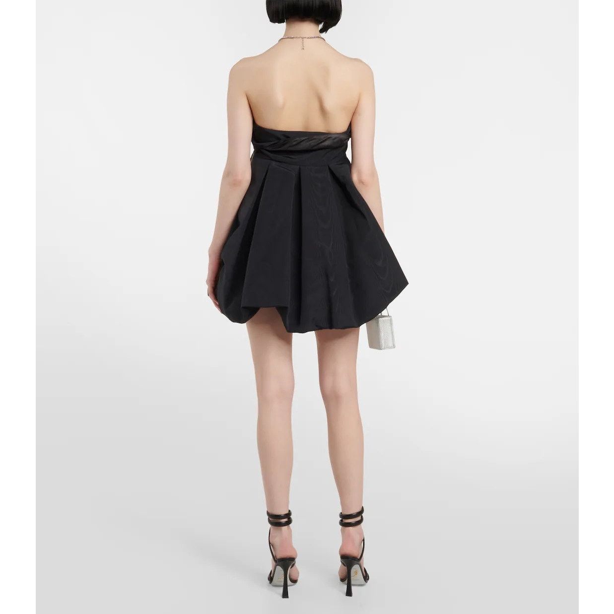 LoveShackFancy LoveShackFancy Kerrigan Bow Top Strapless Minidress black 12 Size XL / US 12-14 / IT 48-50 - 10 Thumbnail