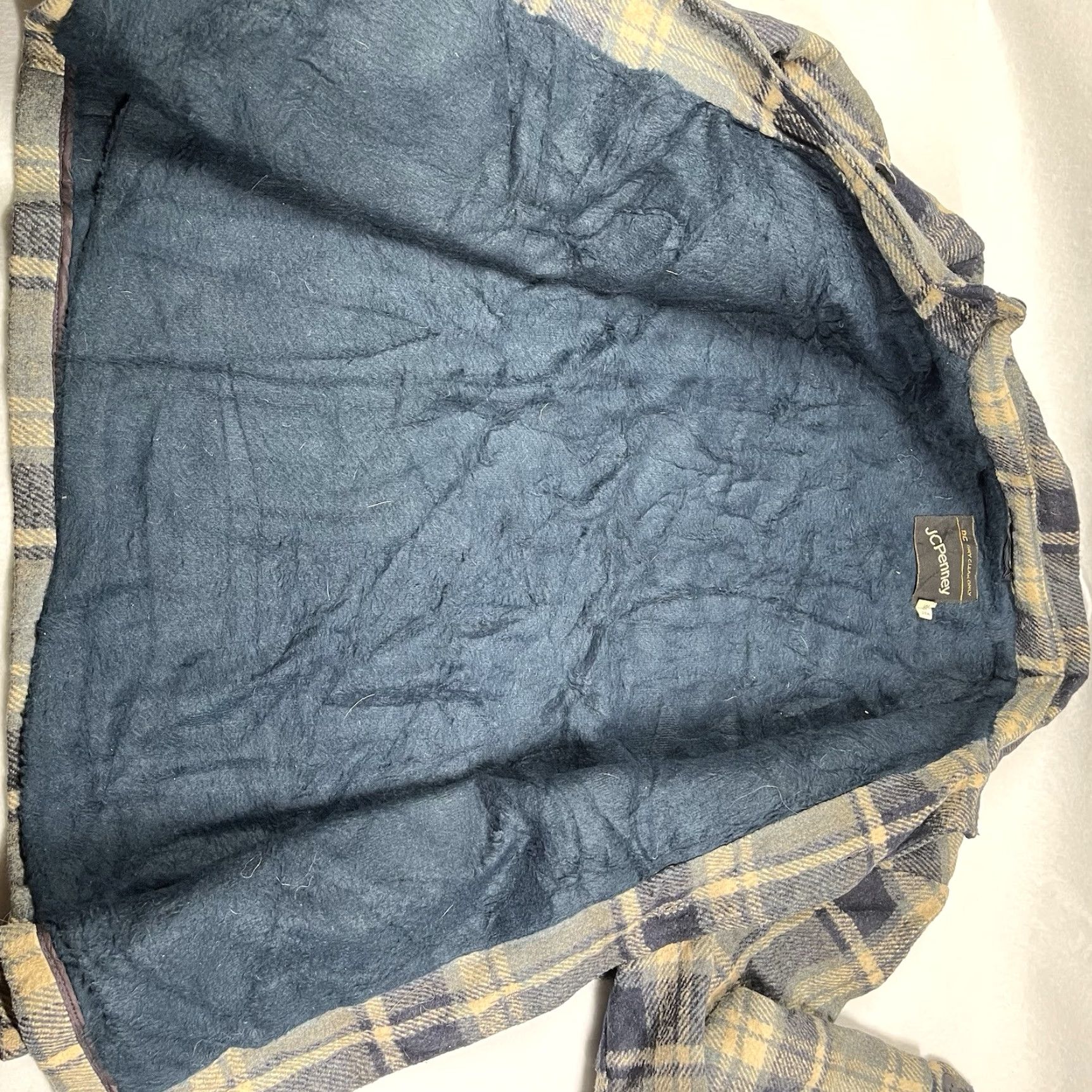 Vintage VINTAGE JC Penney Jacket Medium Blue Plaid Pockets Ranch Barn Chore Coat Outdoor Mens M Blue Plaid Jacket Size US M / EU 48-50 / 2 - 8 Thumbnail