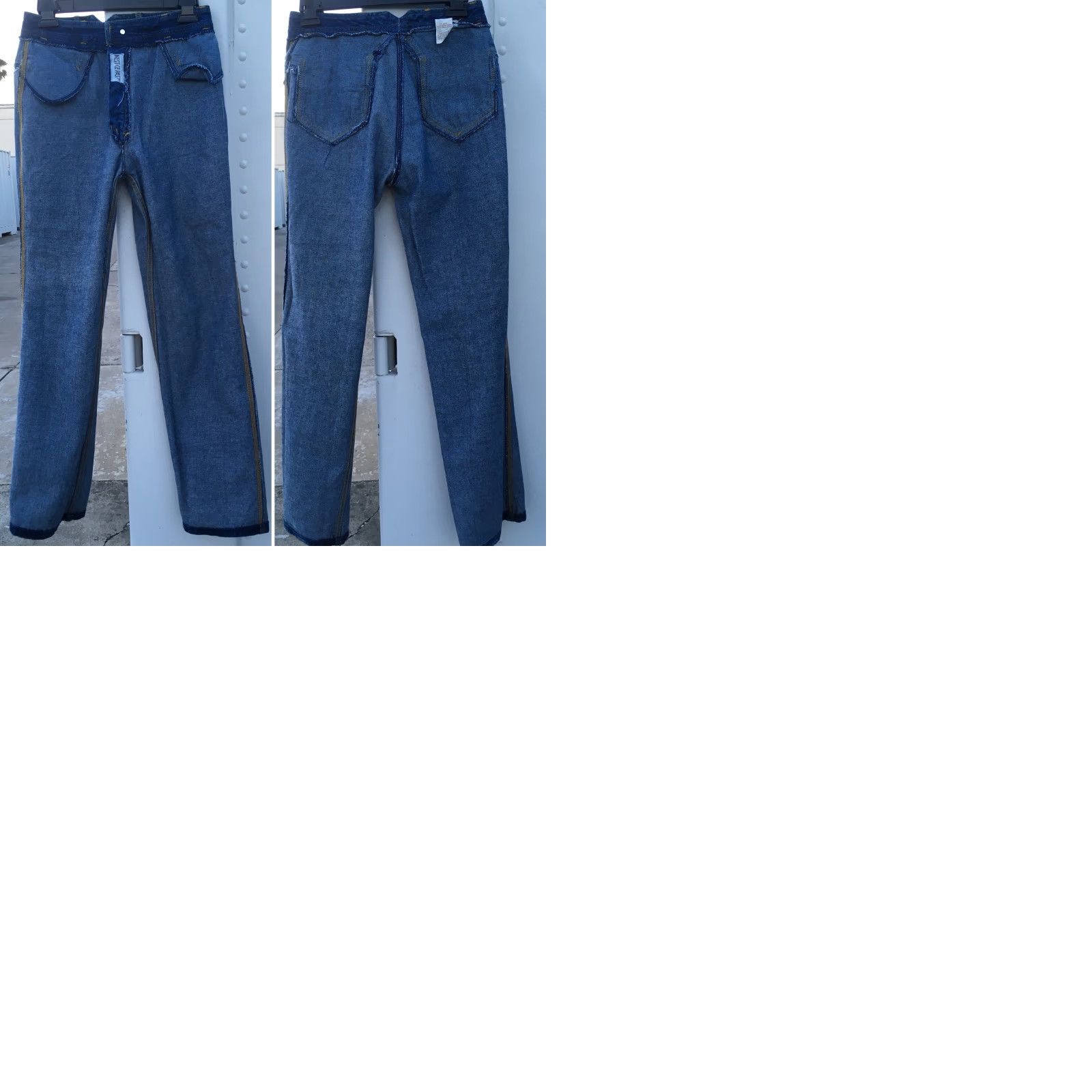 Vintage VINTAGE N’est Ce Pas Jeans High Waist Waist 27 in 70s 80s Denim Blue Jeans Juniors Size 11 12 Size 32" / US 10 / IT 46 - 9 Thumbnail