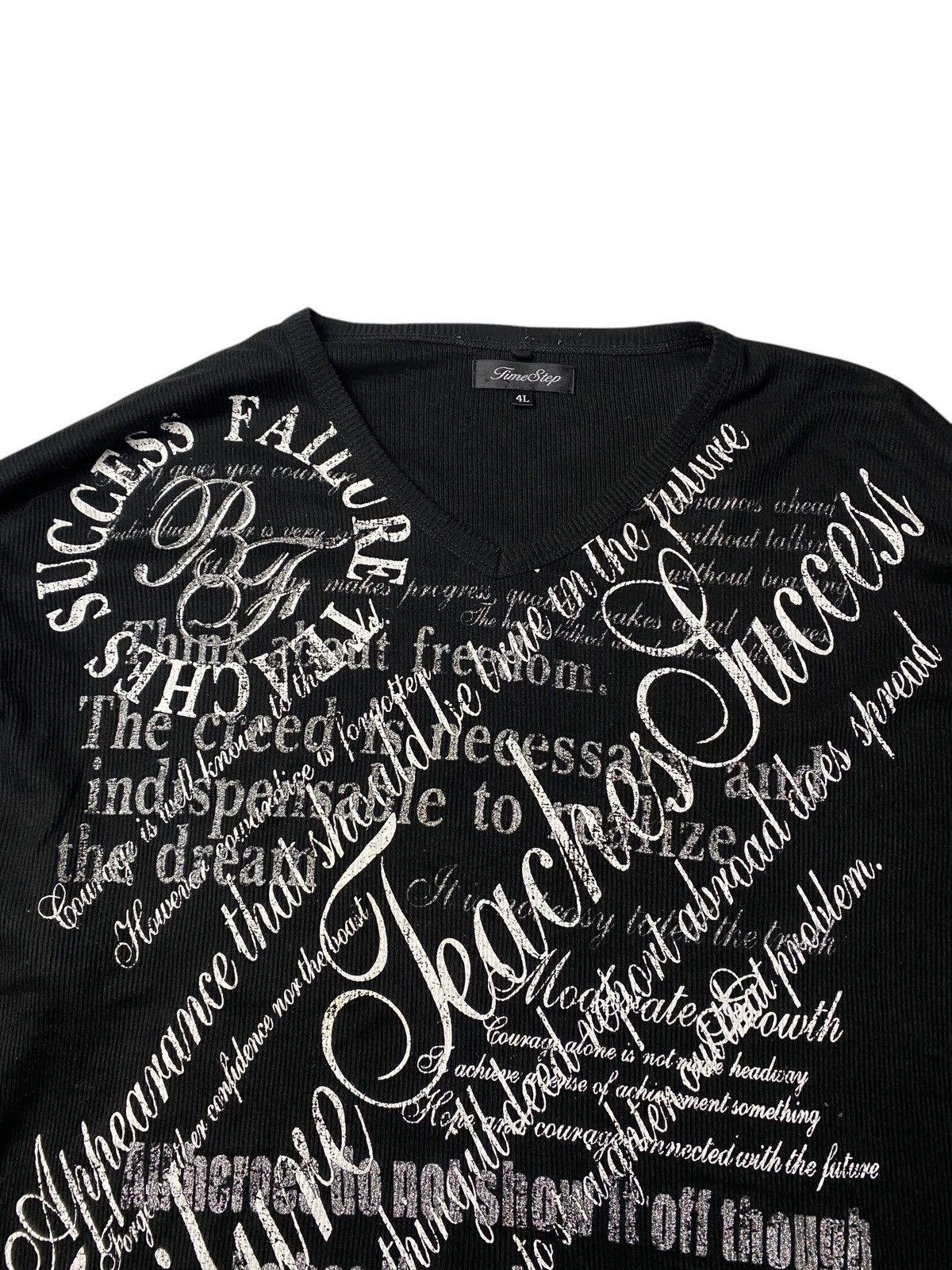 Hysteric Glamour 2000's Time Step Tribal Poem Longsleeve Size US XXL / EU 58 / 5 - 2 Thumbnail