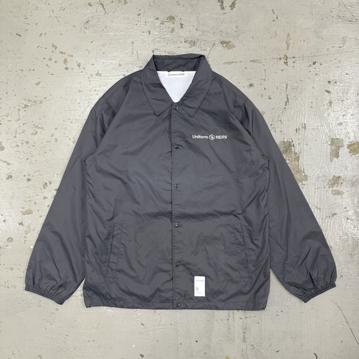Japanese Brand EVANGELION NERV COACH JACKET ANIME Size US L / EU 52-54 / 3 - 1 Thumbnail