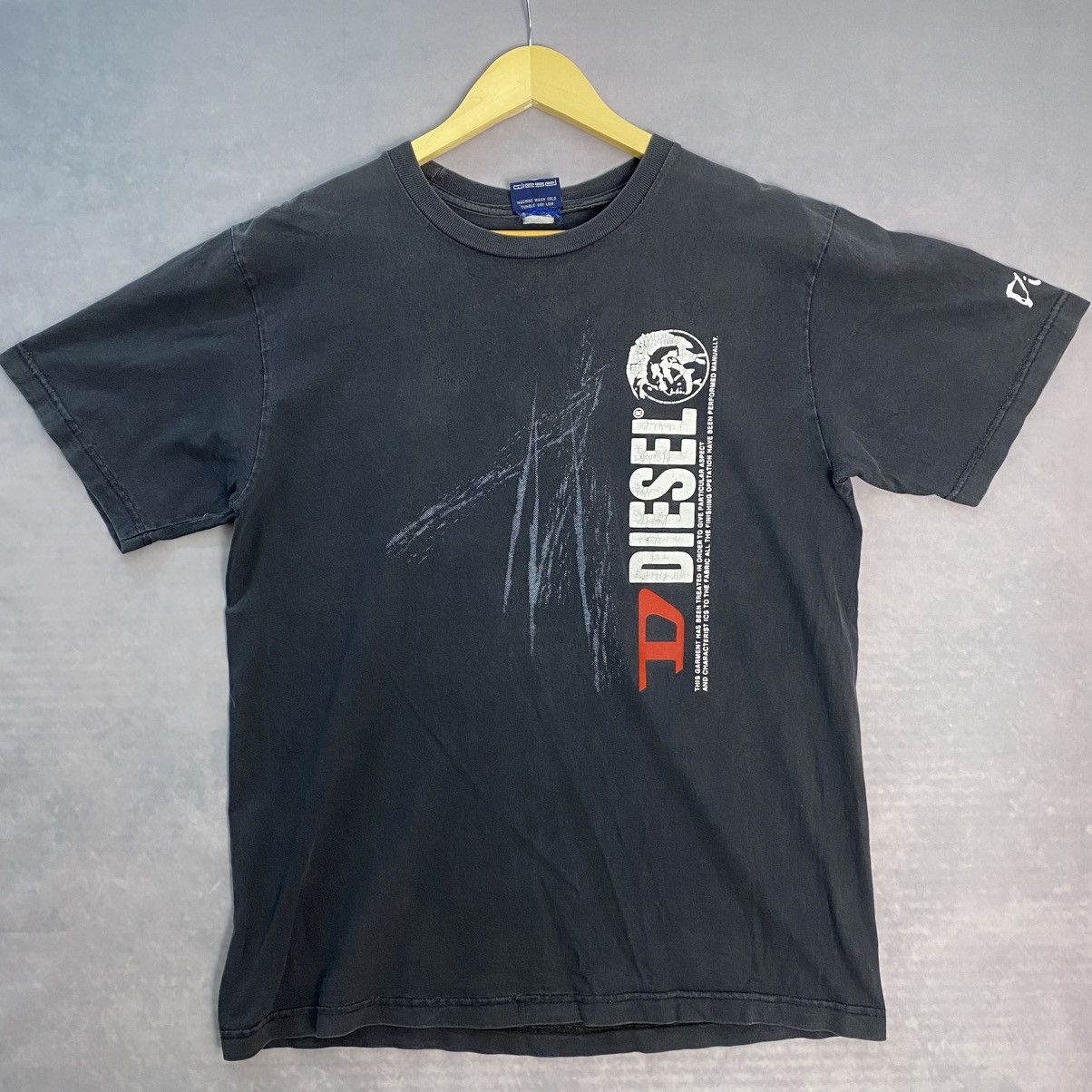 Diesel Diesel Graphic tee with backhit Size US M / EU 48-50 / 2 - 1 Thumbnail