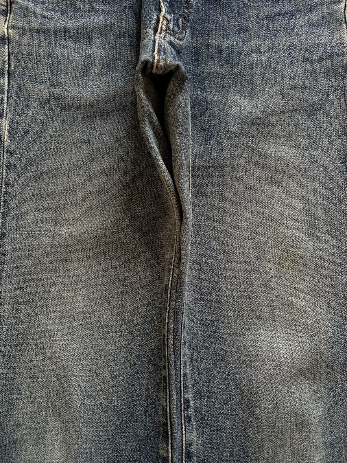 Wrangler Vintage Wrangler Mud Wash Distressed Bootcut Flare Jeans Size US 27 - 5 Thumbnail