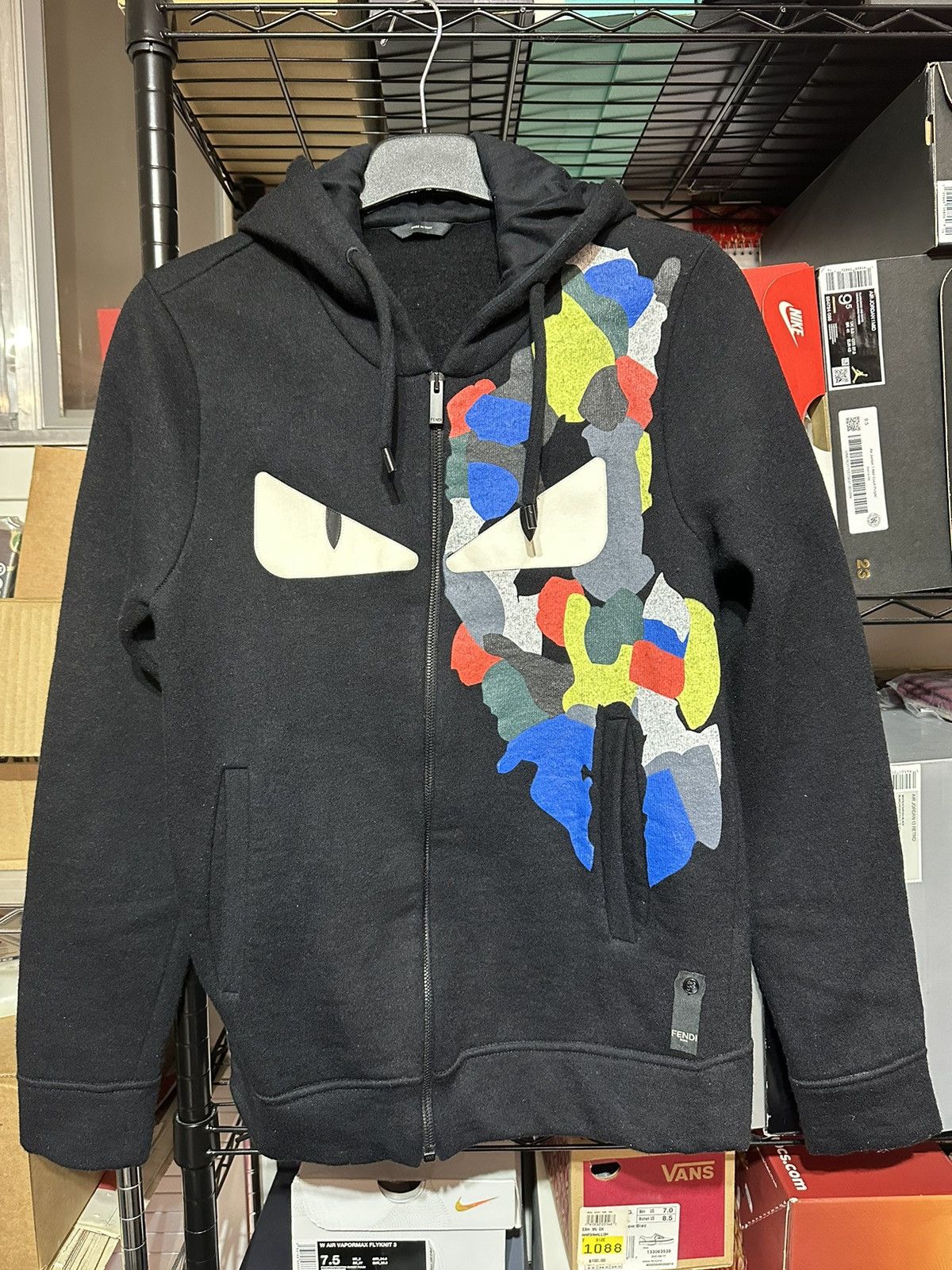 Fendi Fendi Zip Up Jacket Eyes Size US XS / EU 42 / 0 - 1 Thumbnail