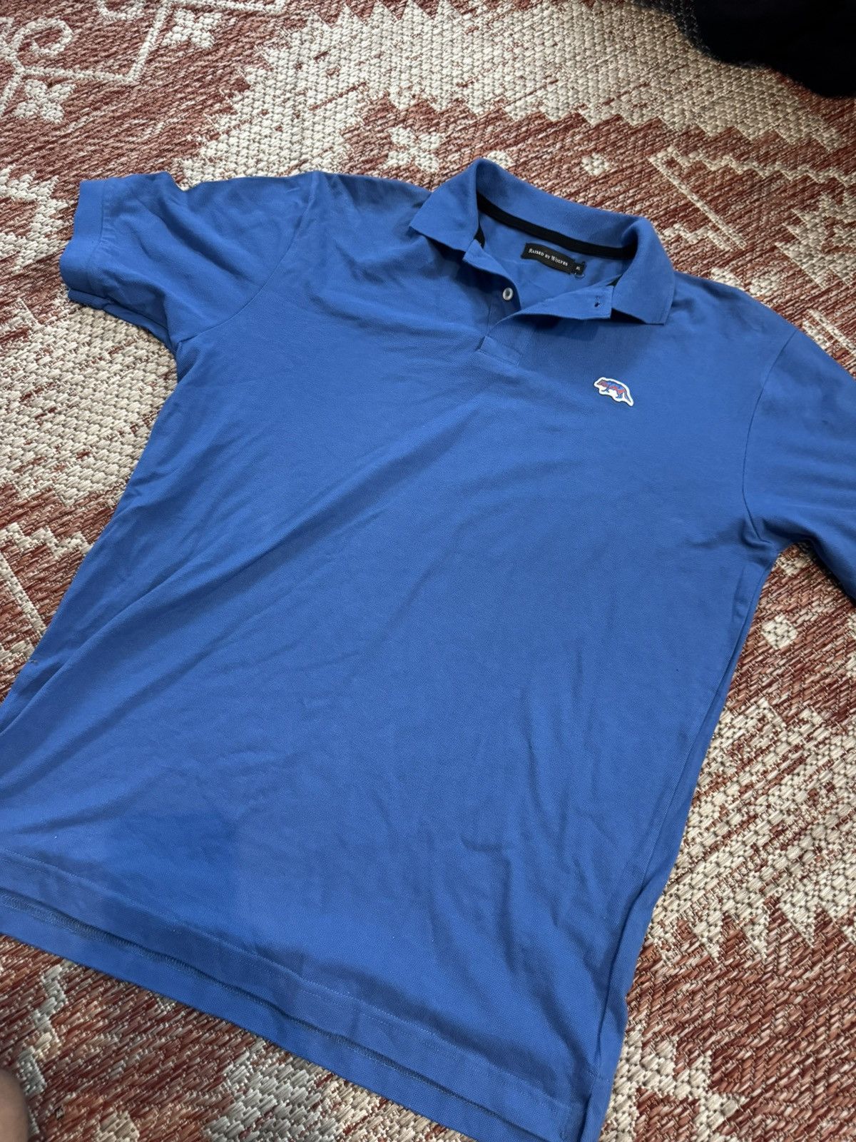 Raised By Wolves RAISED BY WOLVES Collar Shirt Blue Size XL Brand New Size US XL / EU 56 / 4 - 1 Thumbnail