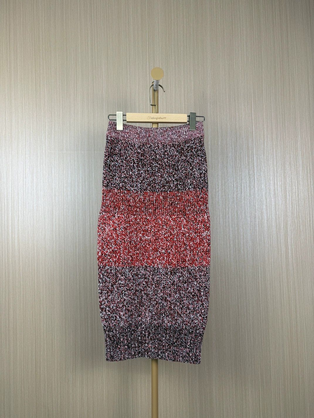 Burberry Burberry Colorblock Knit Midi Skirt - dmc Size US 26 / EU 42 - 1 Thumbnail