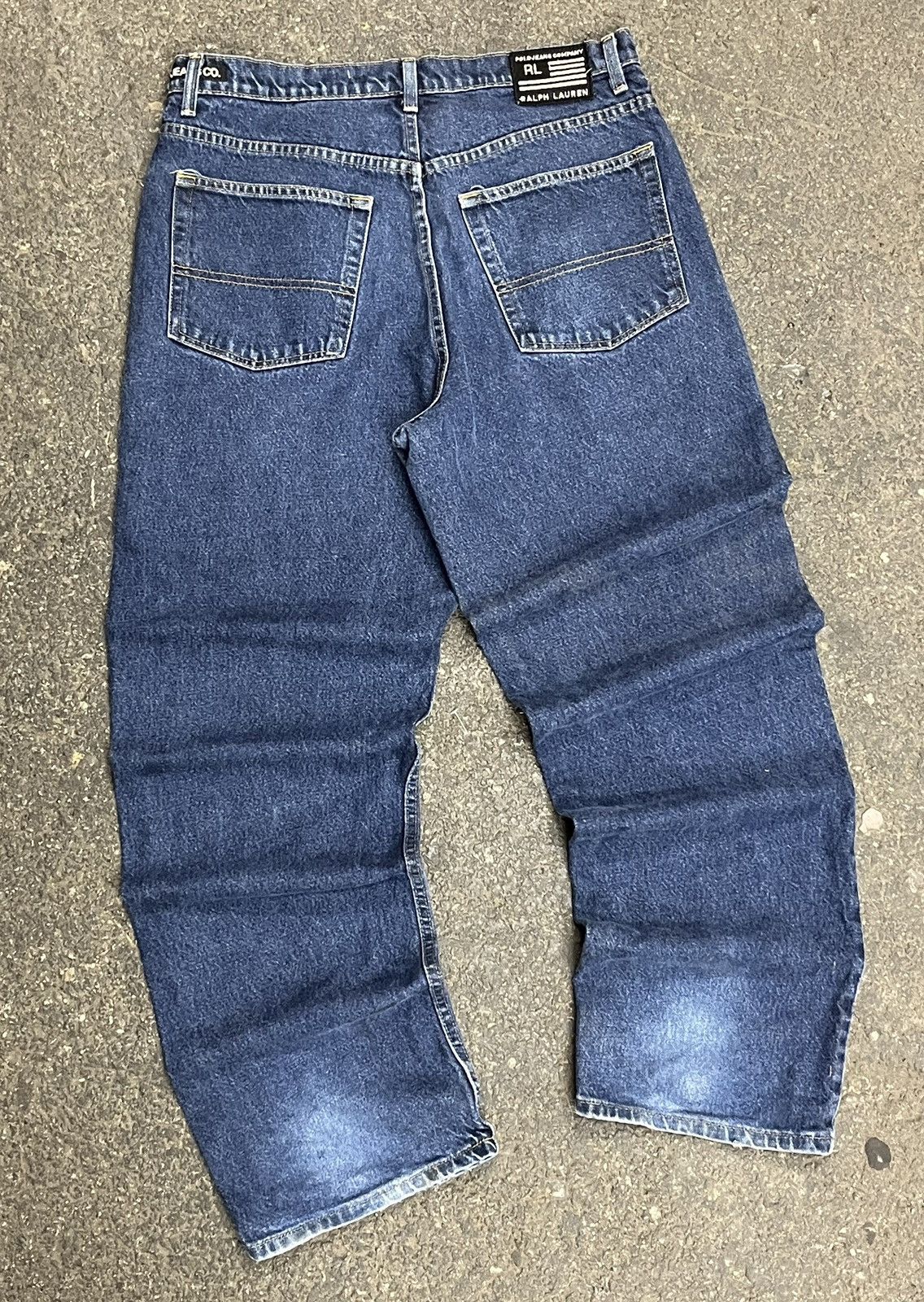 Polo Ralph Lauren × Vintage Polo Ralph Lauren denim jeans baggy fit y2k streetwear hype Size US 34 / EU 50 - 1 Thumbnail