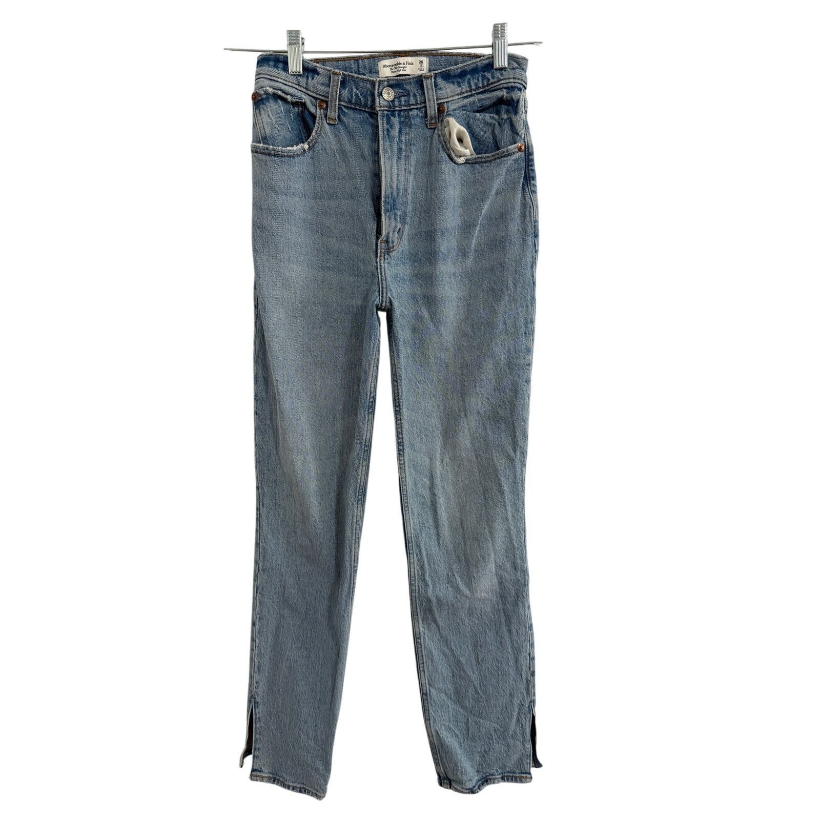Abercrombie & Fitch Abercrombie The 90s Straight Ultra High Rise Jeans Size 26/2 Size 26" / US 2 / IT 38 - 1 Thumbnail