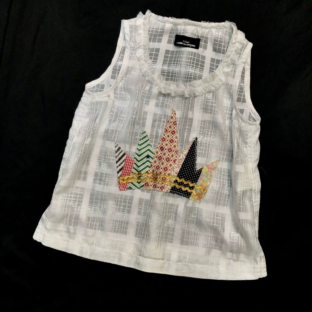 Rei Kawakubo comme des garçons patchwork tank top Size M / US 6-8 / IT 42-44 - 1 Thumbnail