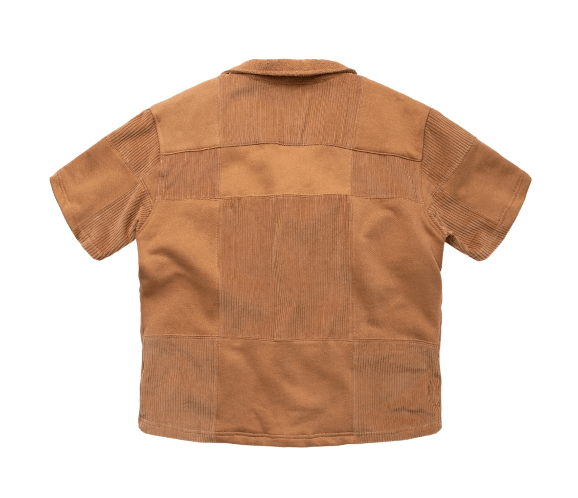 Les Tien Les Tien Patchwork Cuban Shirt Brown Medium Size US M / EU 48-50 / 2 - 2 Thumbnail