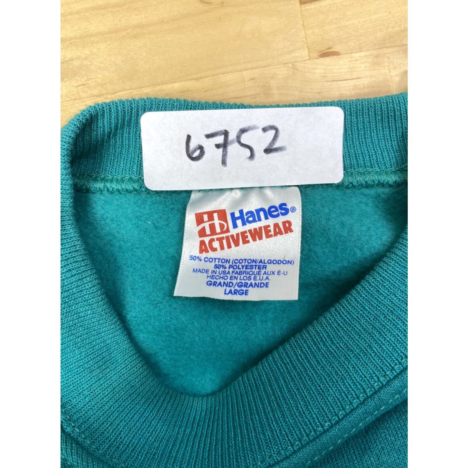 Hanes Clinton Gore 1993 Presidential Inaugaration Pullover Sweatshirt Green L Hanes Shirt Mens Size US L / EU 52-54 / 3 - 5 Thumbnail