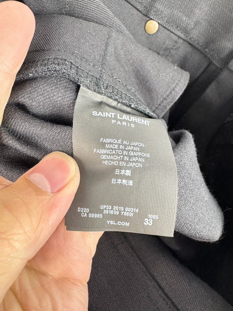 Saint Laurent Paris Saint Laurent Paris Black Original Wreck Jeans Size US 33 - 7 Thumbnail