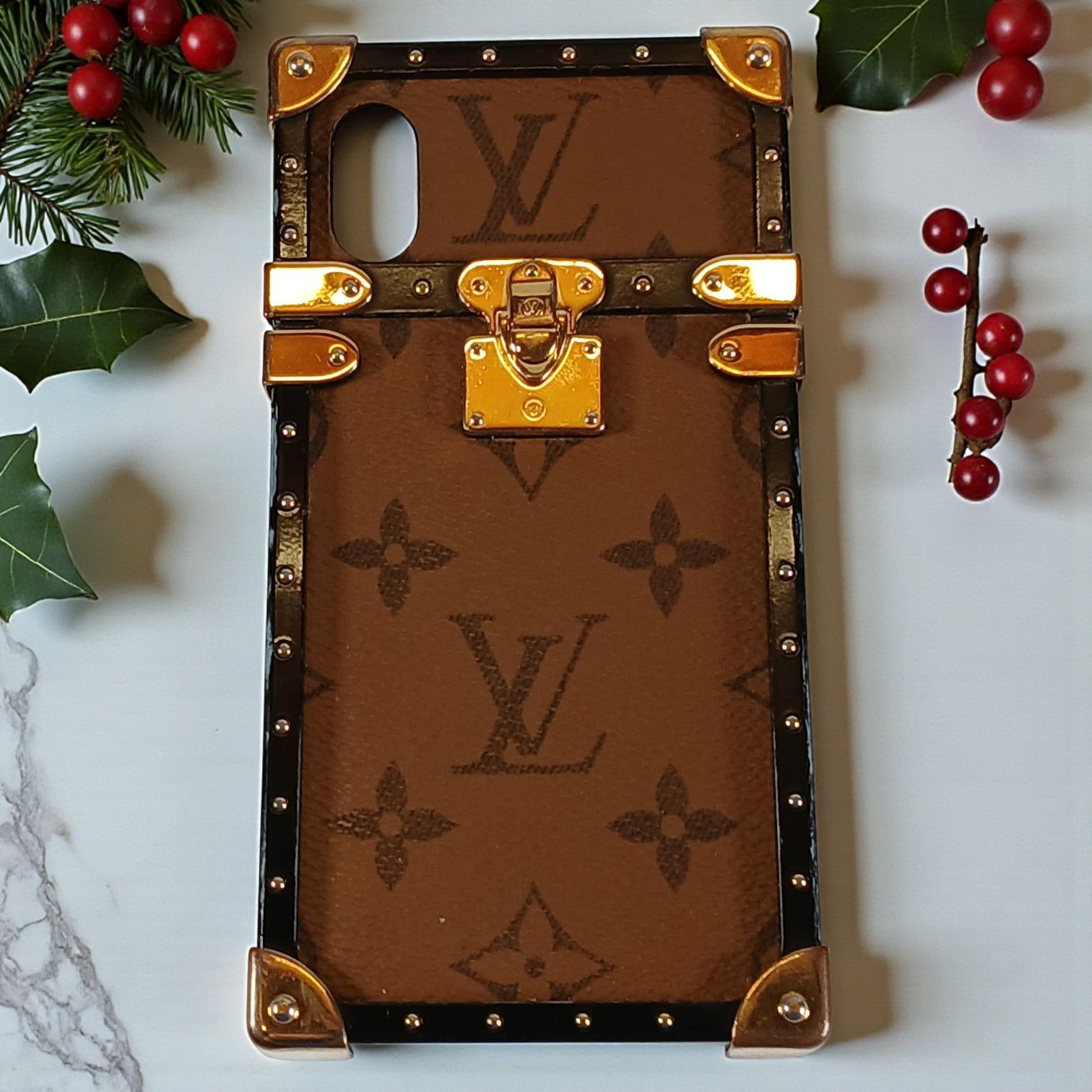 Louis Vuitton Louis Vuitton Monogram Canvas Eye Trunk iPhone X Case w/ Box Size ONE SIZE - 1 Thumbnail