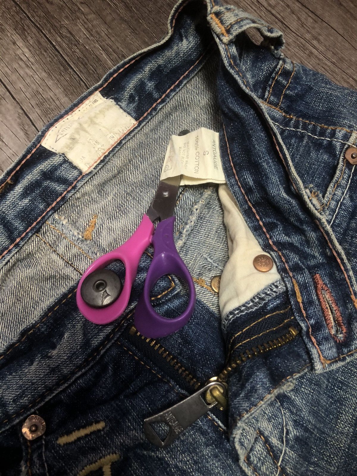 Japanese Brand × Vintage VINTAGE ANTGAUGE VAYAMOS MEXICO JEANS RARE DESIGN (UNISEX) Size US 29 - 13 Thumbnail