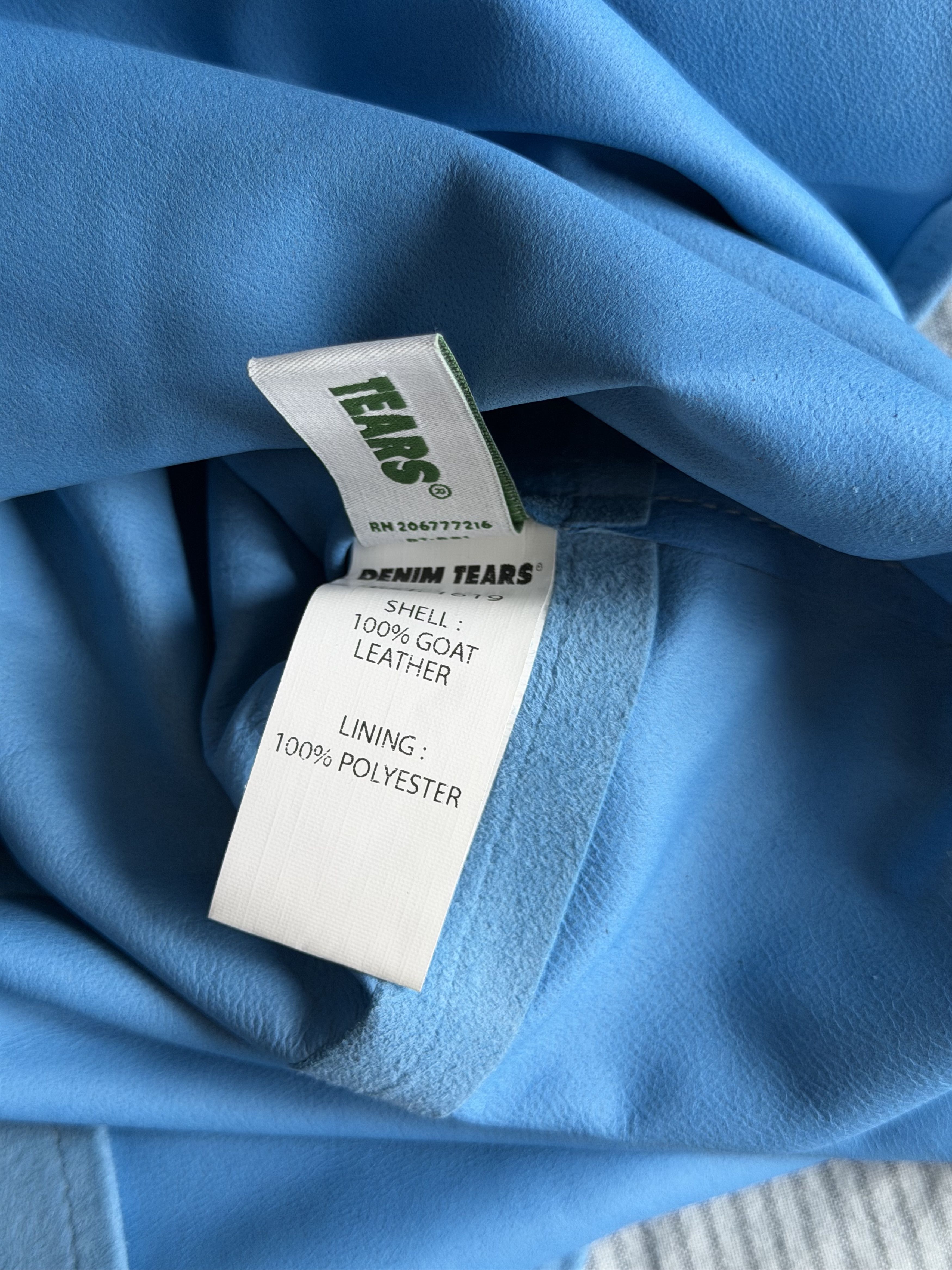 DENIM TEARS Denim Tears Suede Shirt in Blue Size US L / EU 52-54 / 3 - 10 Thumbnail