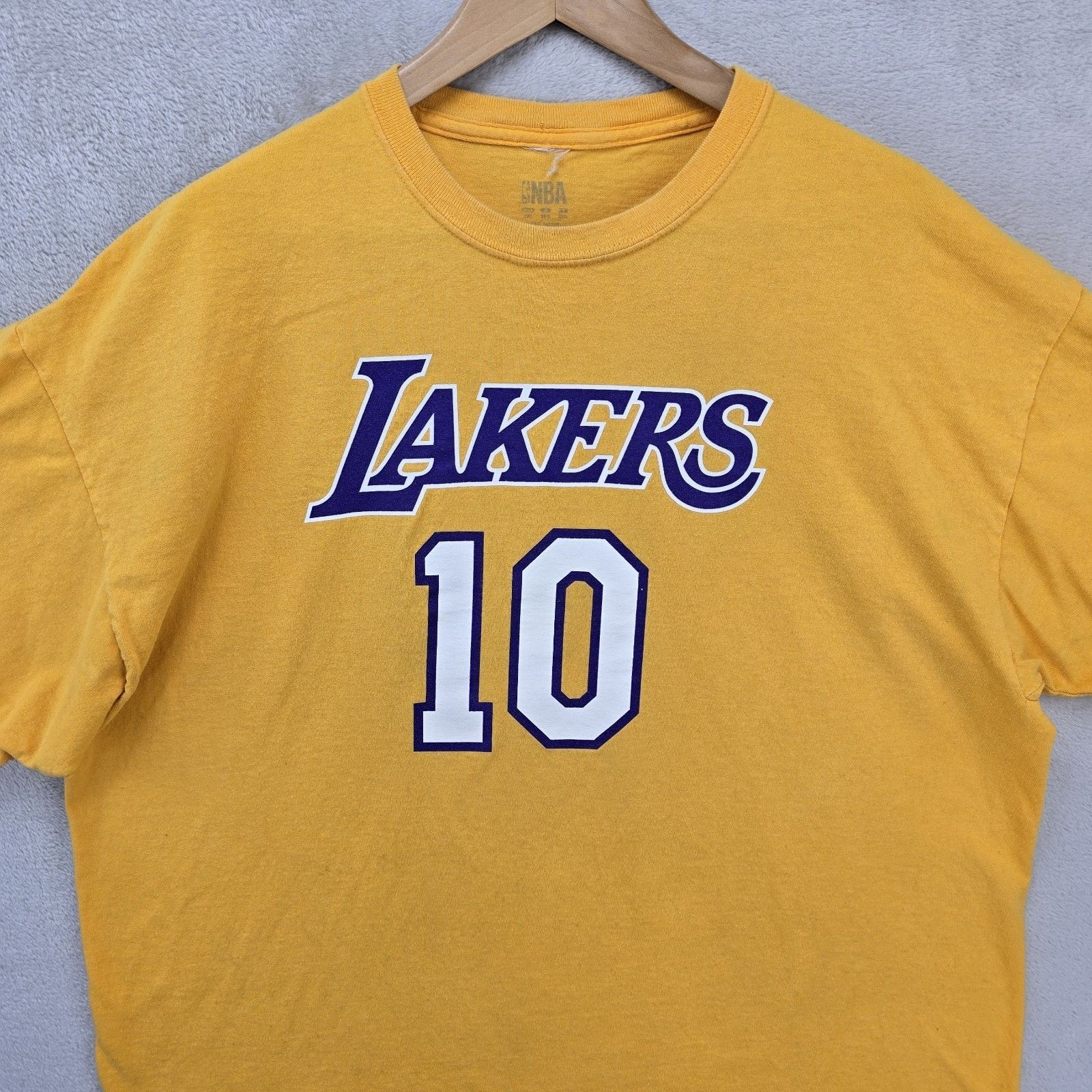 NBA NBA Los Angeles Lakers Steve Nash #10 T-Shirt Mens Size 2XL Size US XXL / EU 58 / 5 - 2 Thumbnail