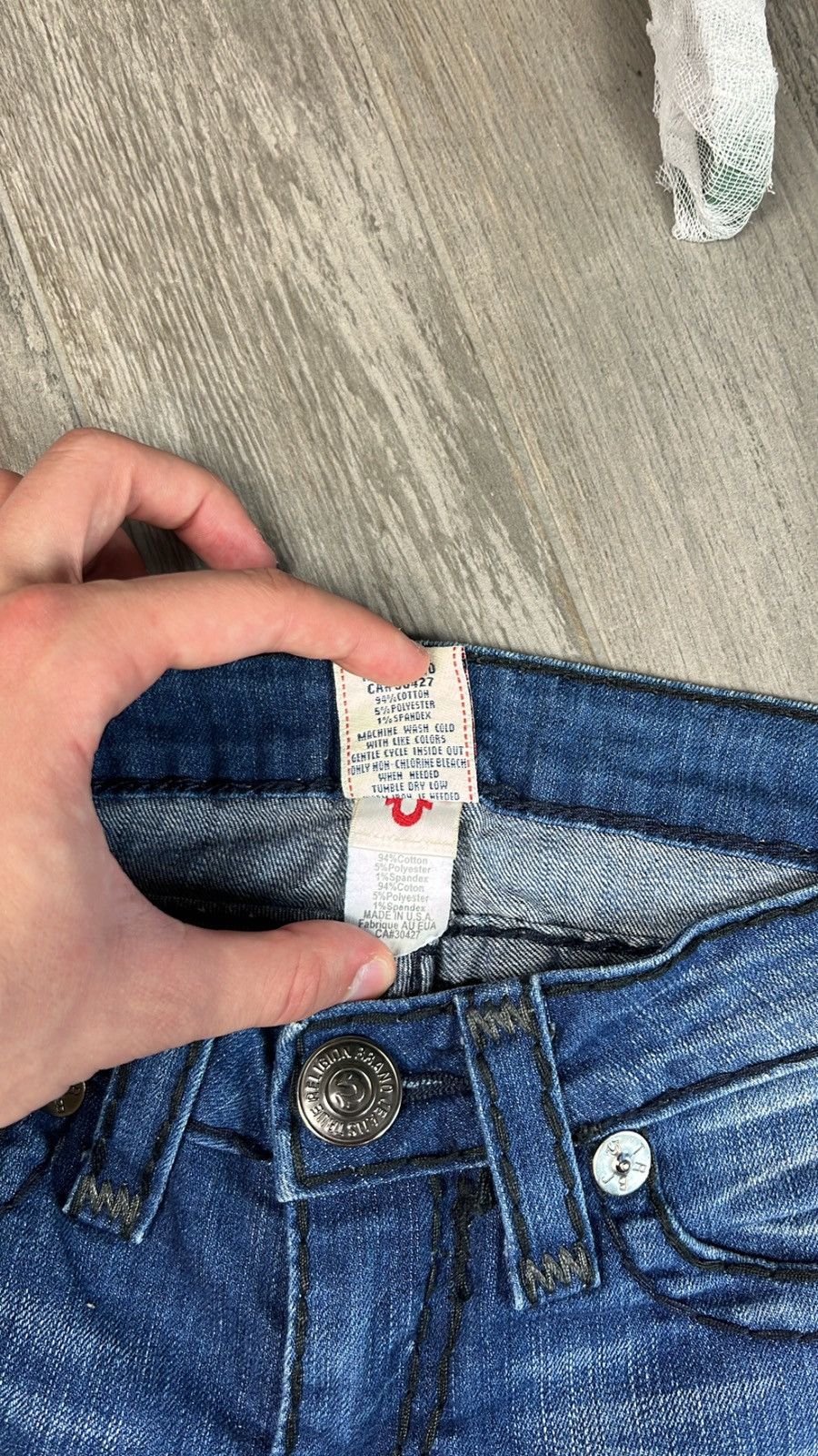 True Religion × Vintage Hype True Religion Y2K Pants Size US 27 - 7 Thumbnail