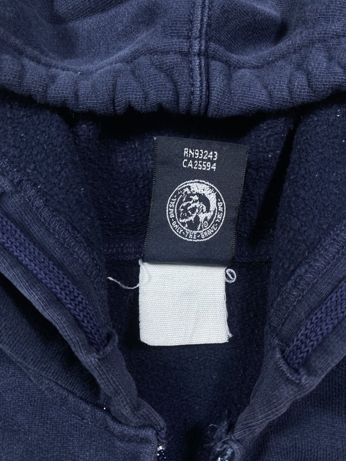 Diesel × If Six Was Nine × Le Grande Bleu (L.G.B.) Y2k Diesel Cropped Zip Hoodie Size US S / EU 44-46 / 1 - 5 Thumbnail