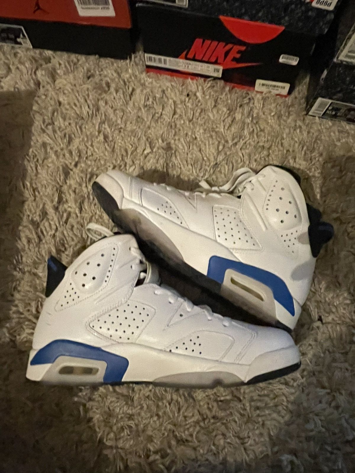 Jordan Brand Jordan 6 Sport Blue Size US 8.5 / EU 41-42 - 3 Thumbnail