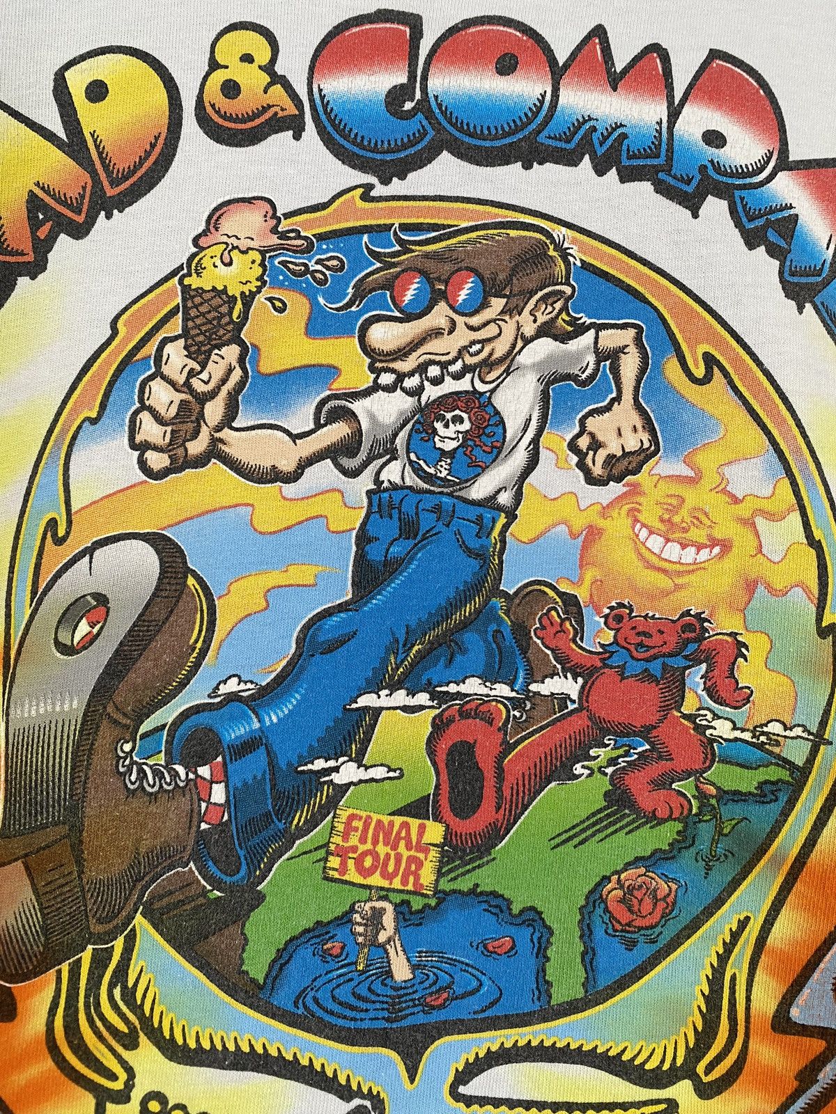 Other Liquid Blue Grateful Dead 2023 The Final Tour T-shirt Mens Size US L / EU 52-54 / 3 - 3 Thumbnail