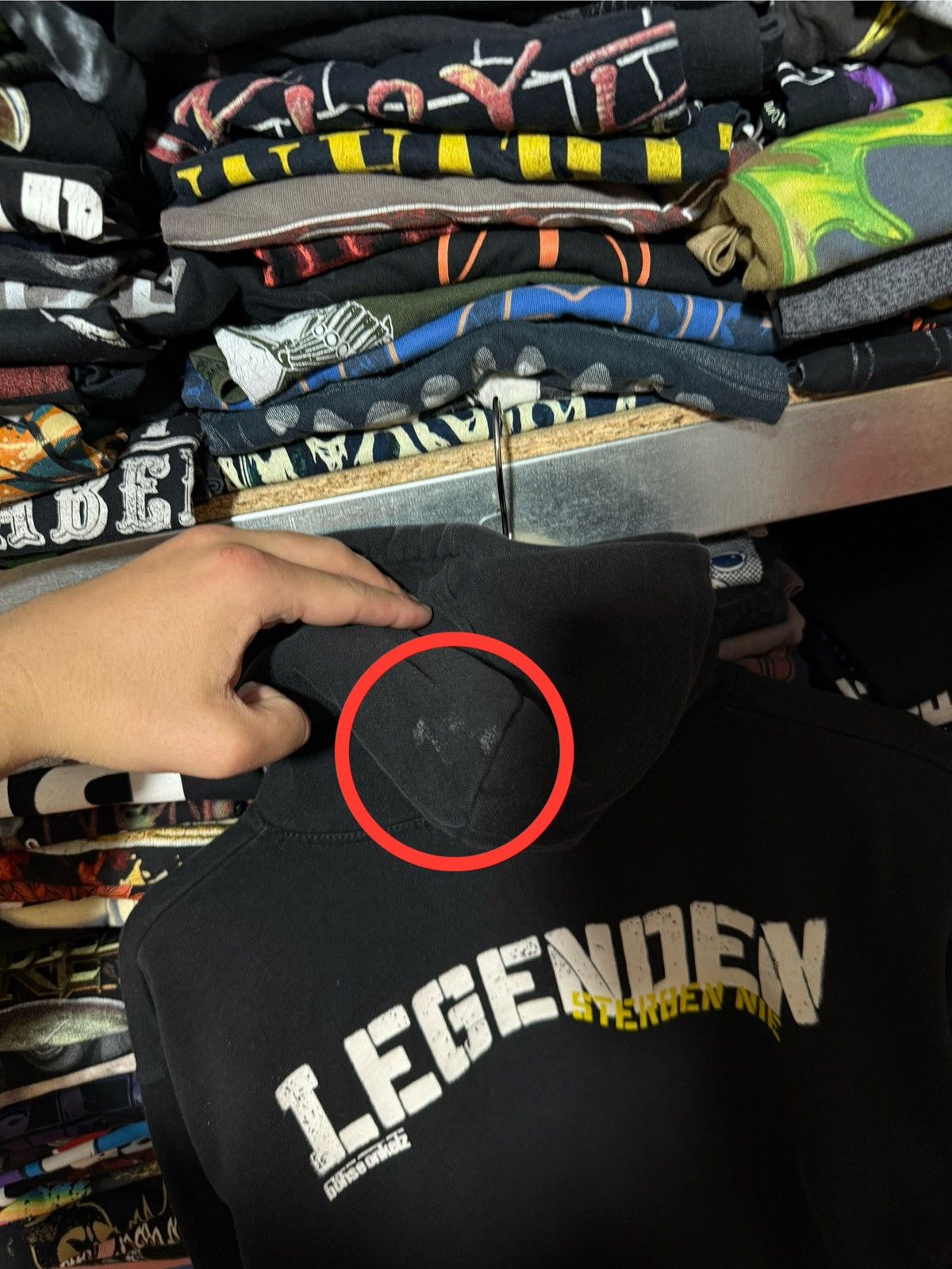 Band Tees Vintage 1995 Legenden Sterben Nie Böhse Onkelz Hoodie Size US S / EU 44-46 / 1 - 10 Thumbnail