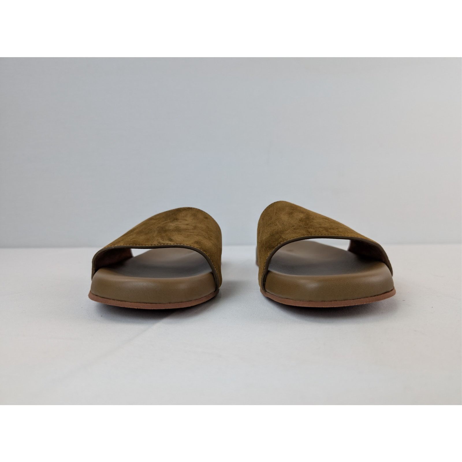 Loro Piana o1rshd1 Sea-Slide Walk Suede Slippers in Tan Size US 8 / EU 41 - 9 Thumbnail