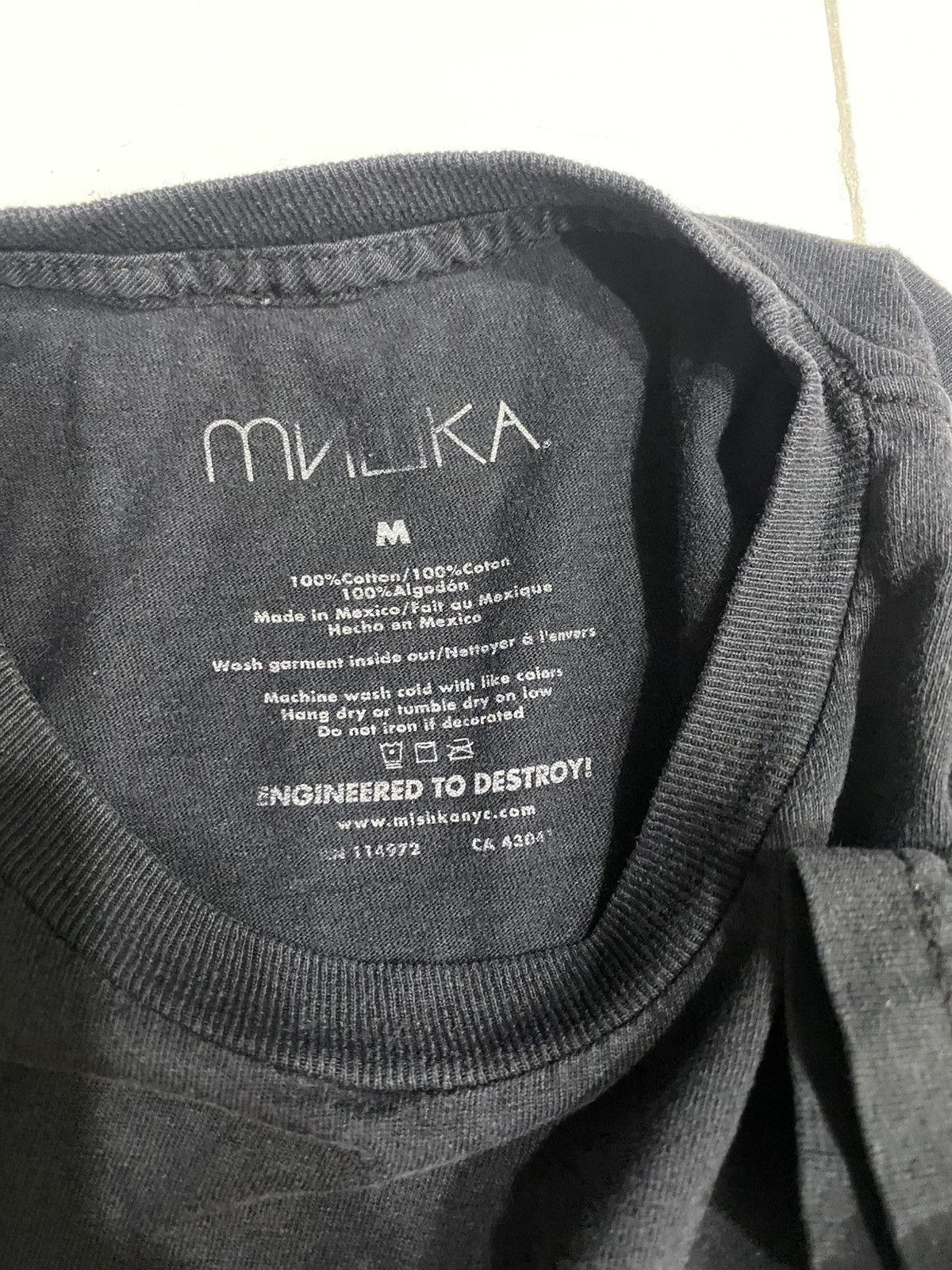 Mishka MNWKA X KIDROBOT TSHIRT Size US M / EU 48-50 / 2 - 9 Thumbnail