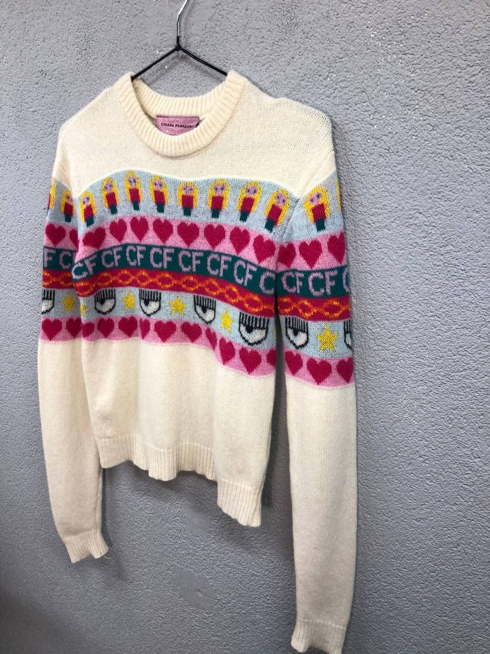 Chiara Ferragni Chiara Ferragni womens wool / cashmere sweater XS Size XS / US 0-2 / IT 36-38 - 2 Thumbnail